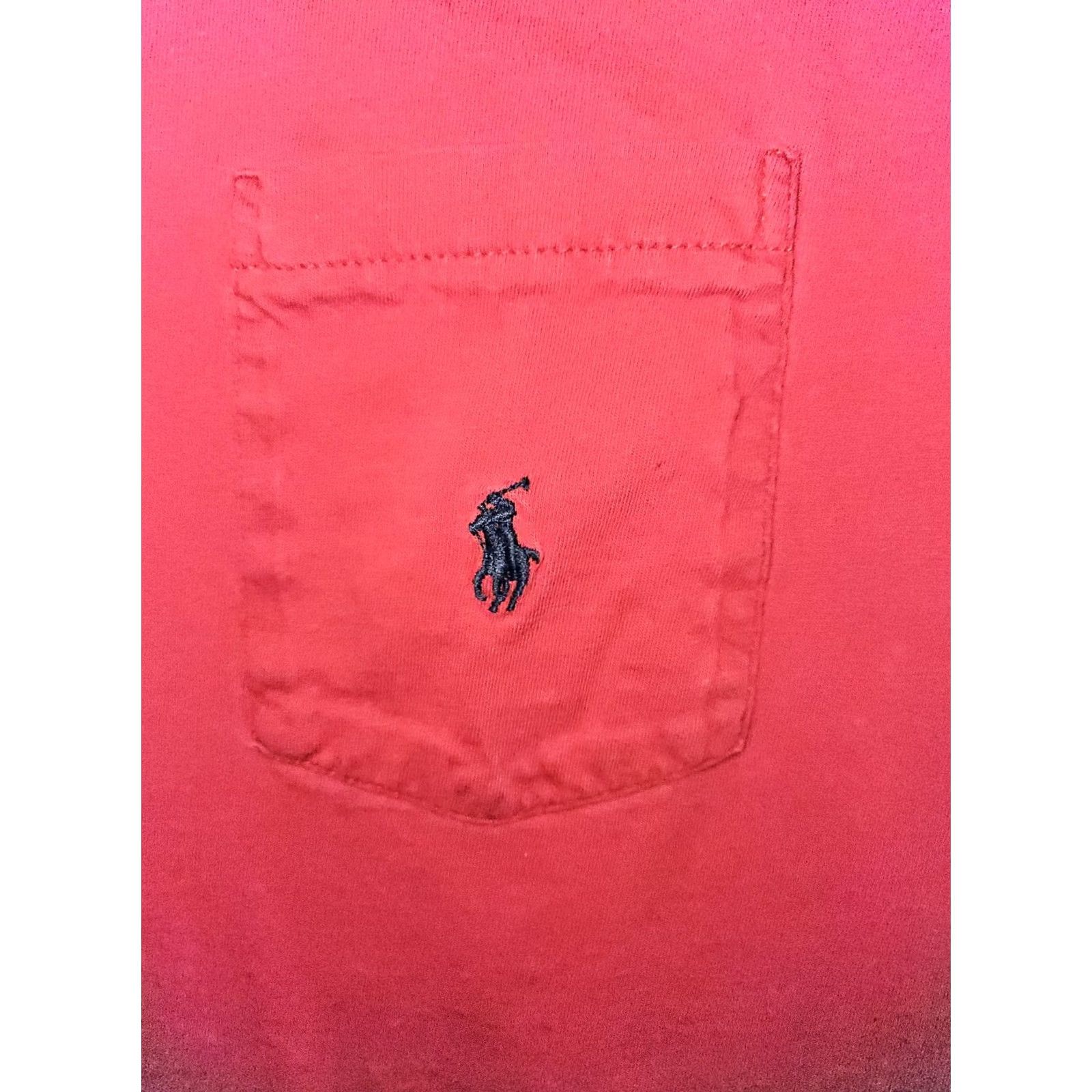 Polo Ralph Lauren Vintage Polo By Ralph Lauren Shirt Mens Large Red Short Sleeve Logo USA Size US L / EU 52-54 / 3 - 5 Thumbnail