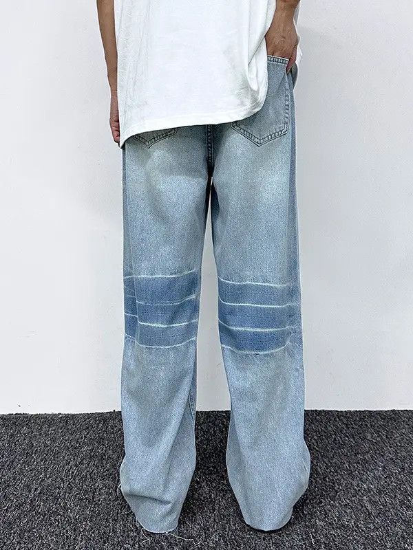Japanese Brand × Jean Baggy Blue Denim Jeans Size US 30 / EU 46 - 3 Thumbnail