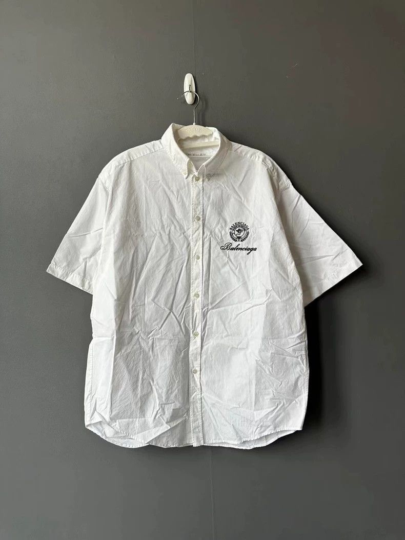 Balenciaga Balenciaga Cupid Short Sleeve Shirt - dmc Size US L / EU 52-54 / 3 - 1 Thumbnail