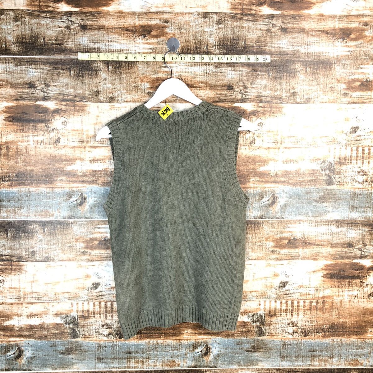 Homespun Knitwear Japanese Brand Green Vest Knitwear sleeveless vintage #A1678 Size US S / EU 44-46 / 1 - 9 Thumbnail