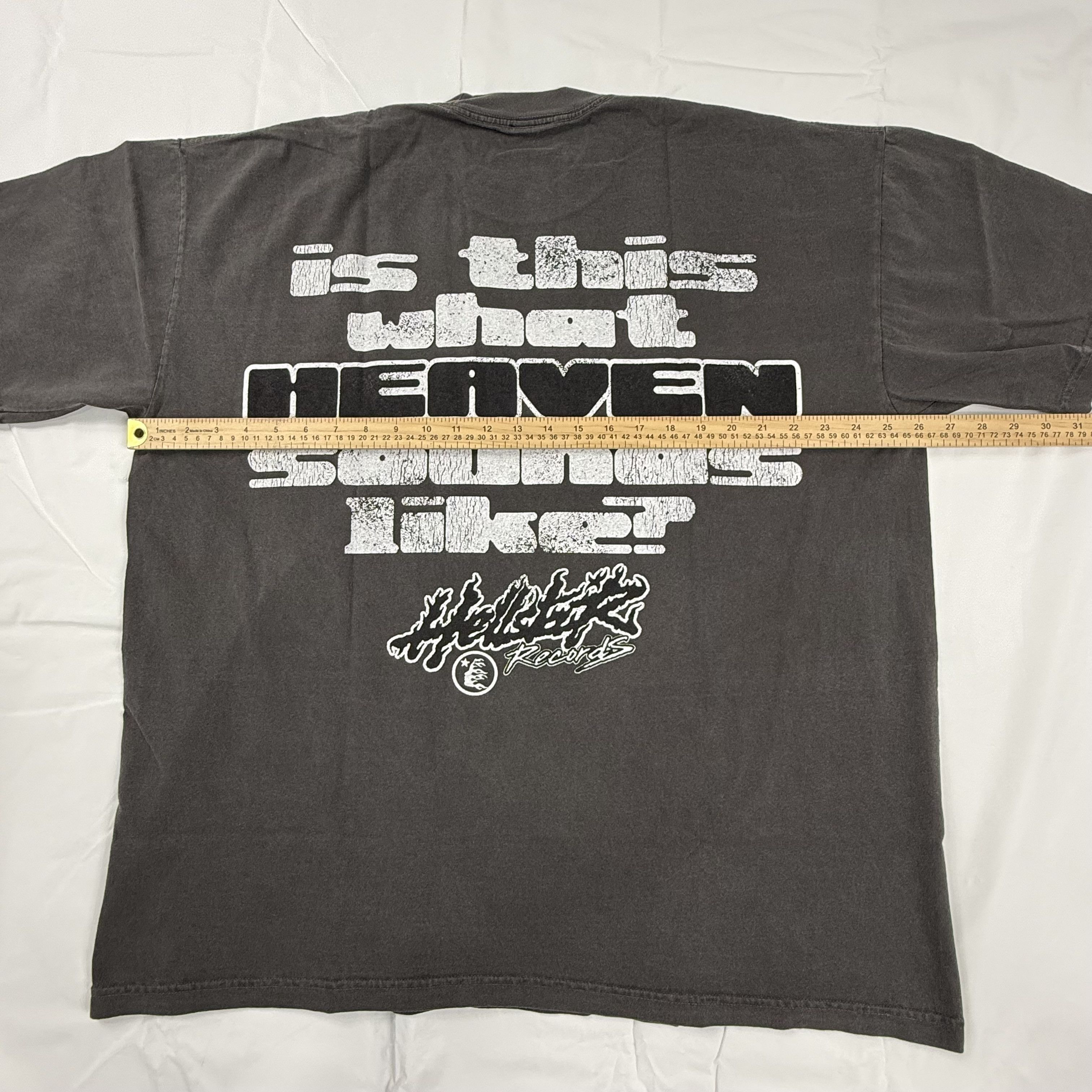 HELLSTAR Hellstar Overseas Fall 2023 Exclusive Washed Black Tee Size US XXL / EU 58 / 5 - 3 Thumbnail