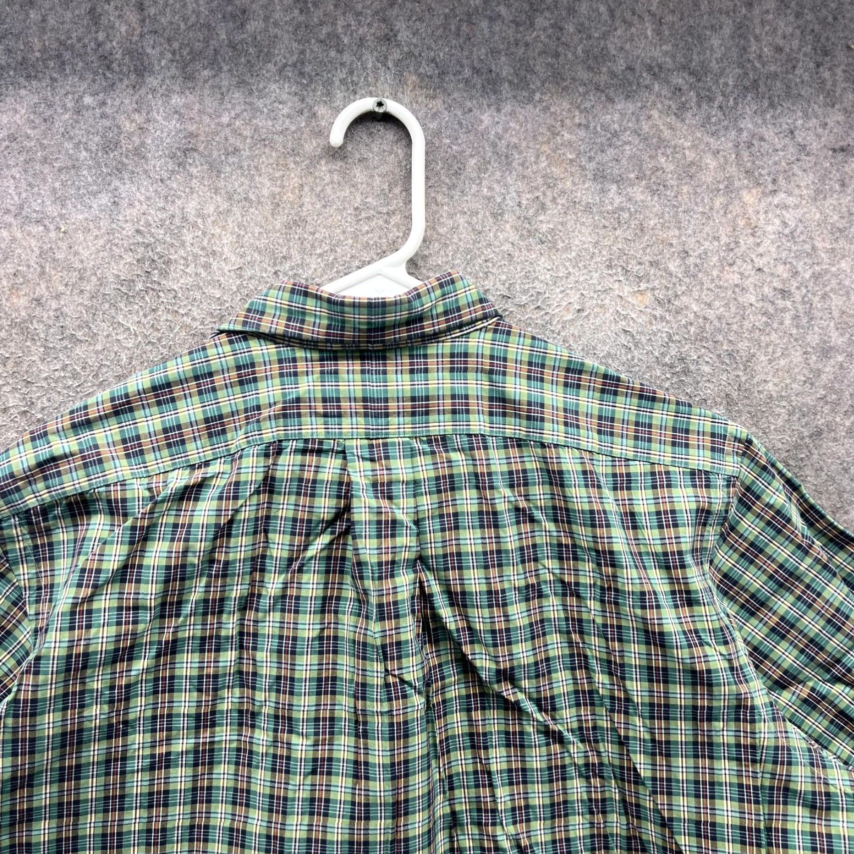 Ralph Lauren Ralph Lauren Shirt Mens Medium Green Plaid Short Sleeve Button-Front Classic Fit Mens Size US M / EU 48-50 / 2 - 7 Thumbnail