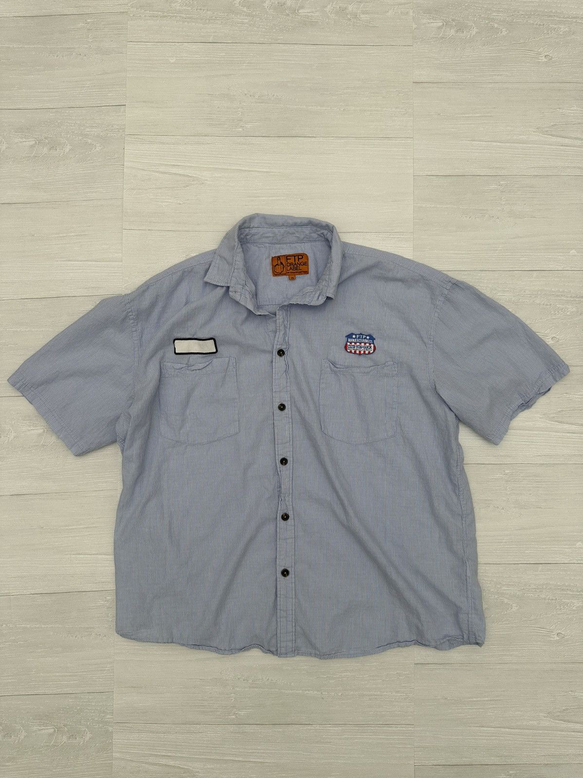 Fuck The Population Fuck The Population " You Suck " Striped Short Sleeve Button Size US XXL / EU 58 / 5 - 1 Thumbnail