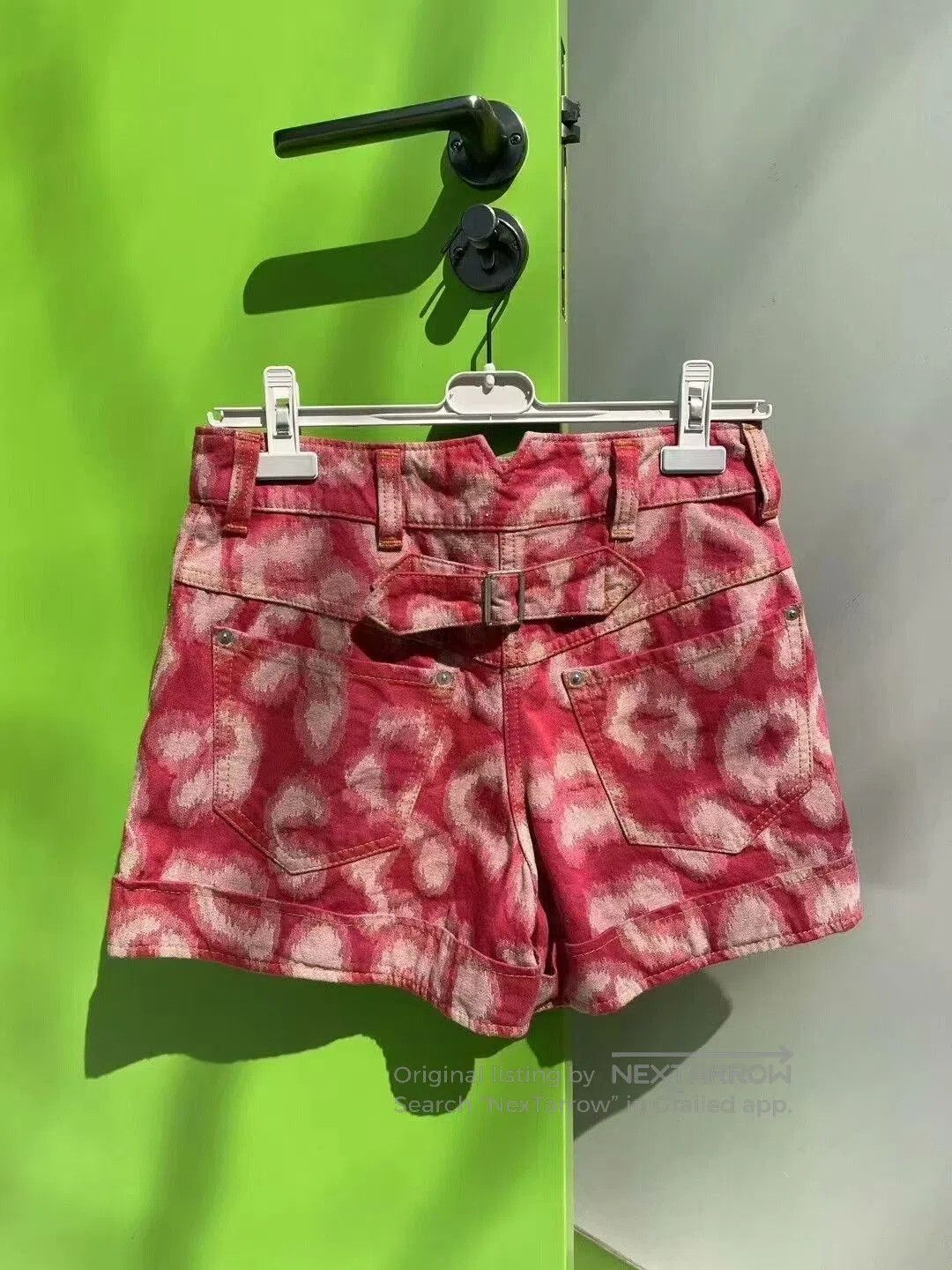 Vivienne Westwood Vivienne Westwood Saturn Pink Leopard Shorts. Size 22" - 2 Thumbnail
