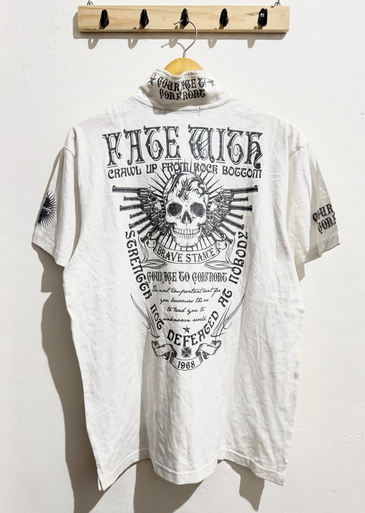Hysteric Glamour × If Six Was Nine × Japanese Brand Y2k Euroyal skull ifsixwasnine zip tshirt Size US L / EU 52-54 / 3 - 2 Thumbnail