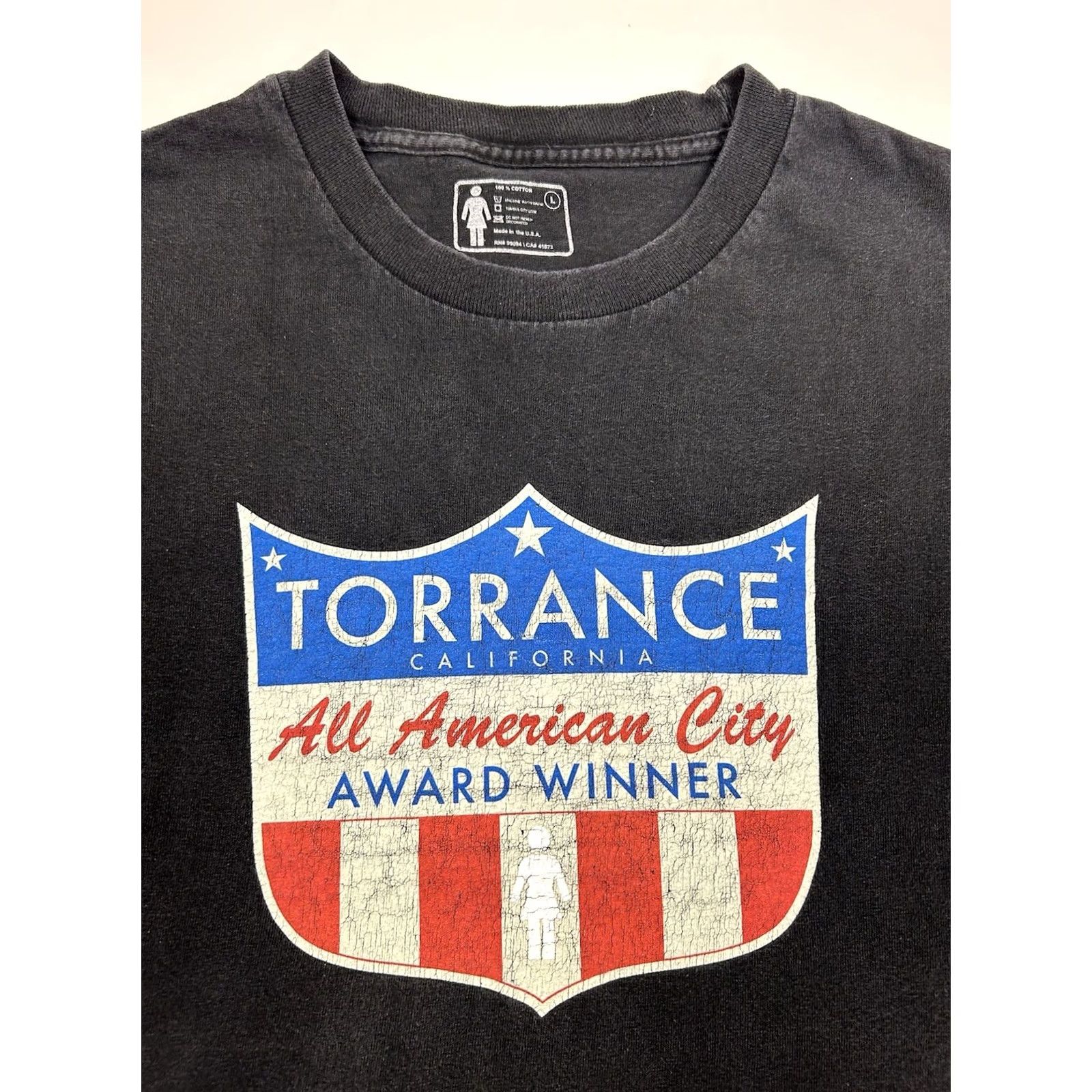 Vintage VINTAGE Girl Skateboards T-Shirt L Black Girl Skateboards Torrance California All American City 2000s Skateboarding Mens Size US L / EU 52-54 / 3 - 4 Thumbnail