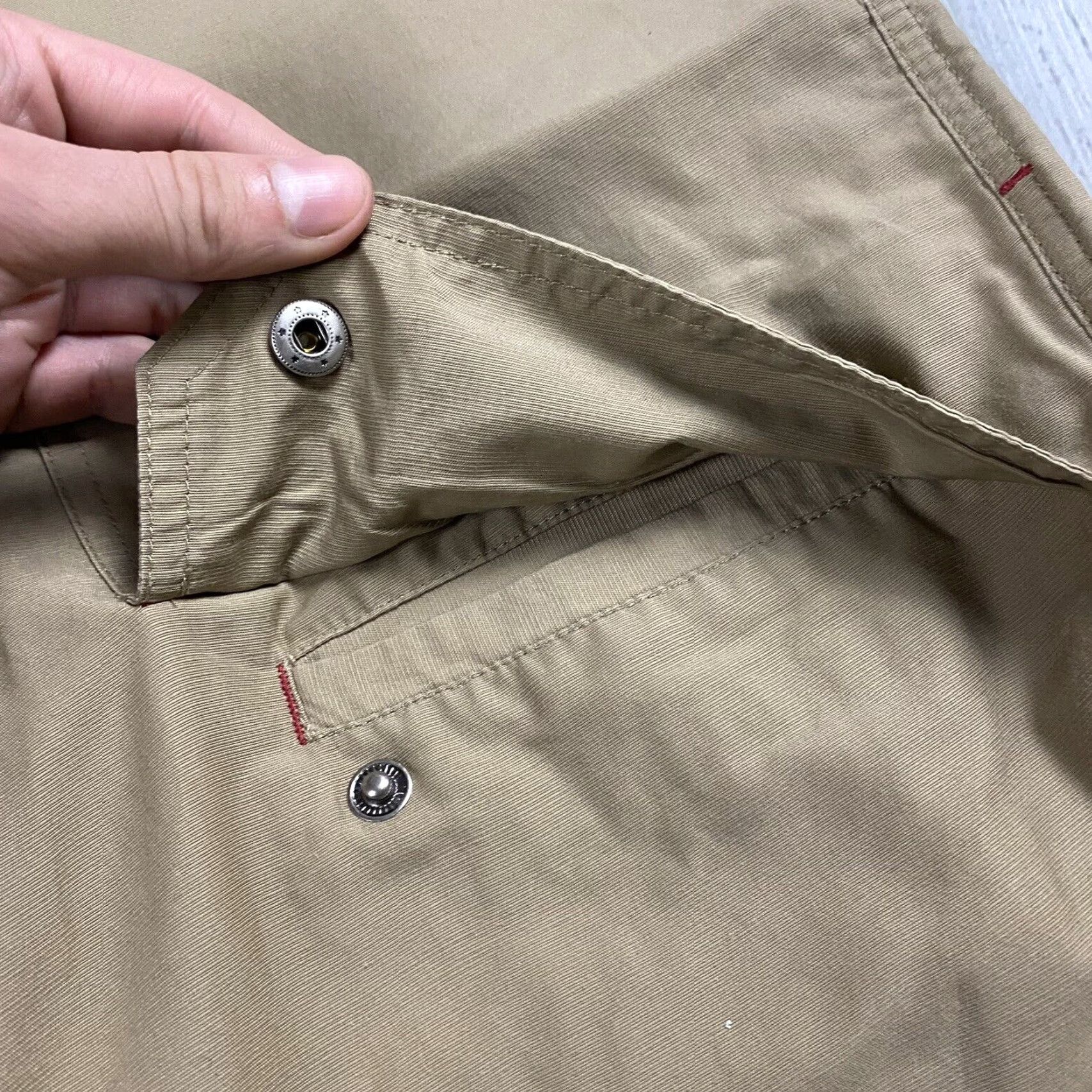 Vintage VINTAGE Mountain Dew Baggy Wide Leg Grunge Pants 33 Beige Skate Rave 90s Mens Size US 33 - 4 Thumbnail