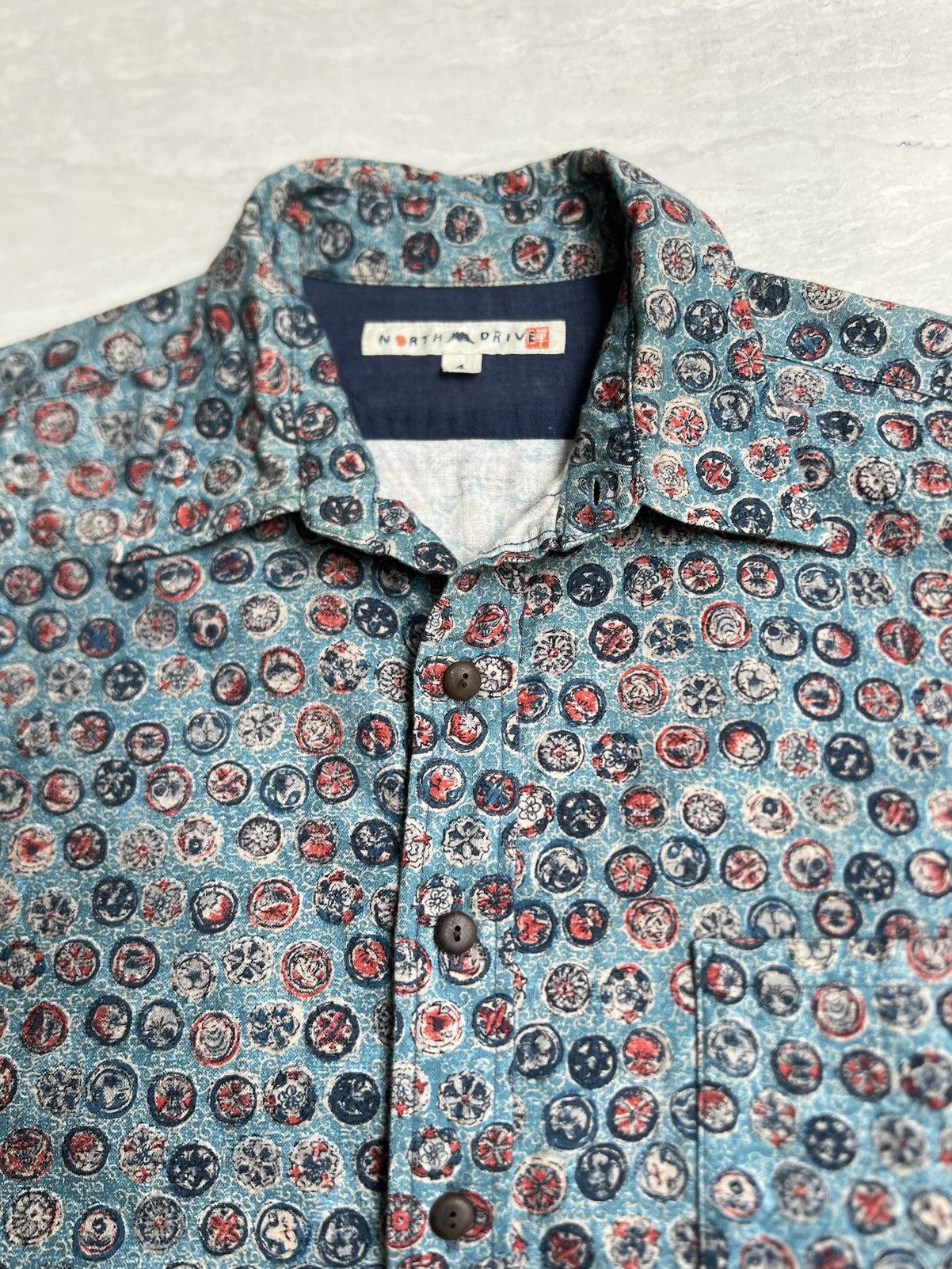 45rpm NORTH DRIVE Motive Shirt Size US L / EU 52-54 / 3 - 9 Thumbnail