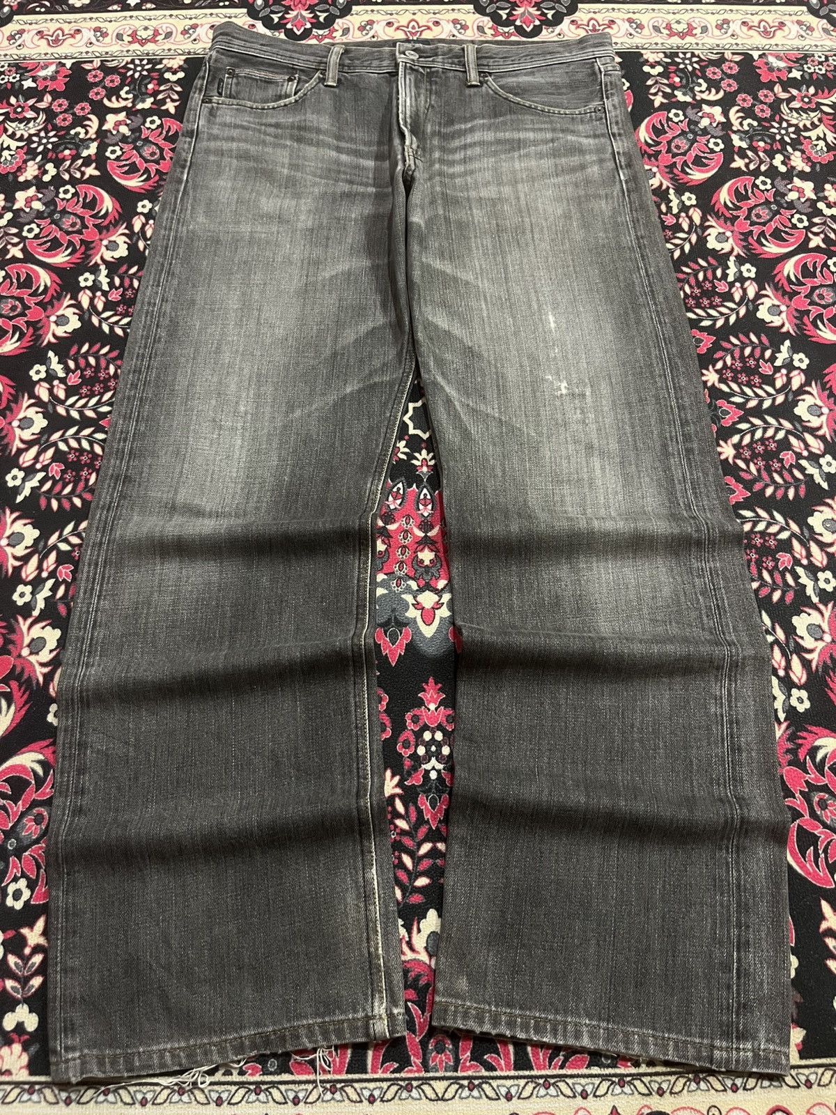 Paul Smith ⚡️Loose Fit⚡️Vintage Designer Paul Smith Black Faded Jeans Size US 34 / EU 50 - 1 Thumbnail