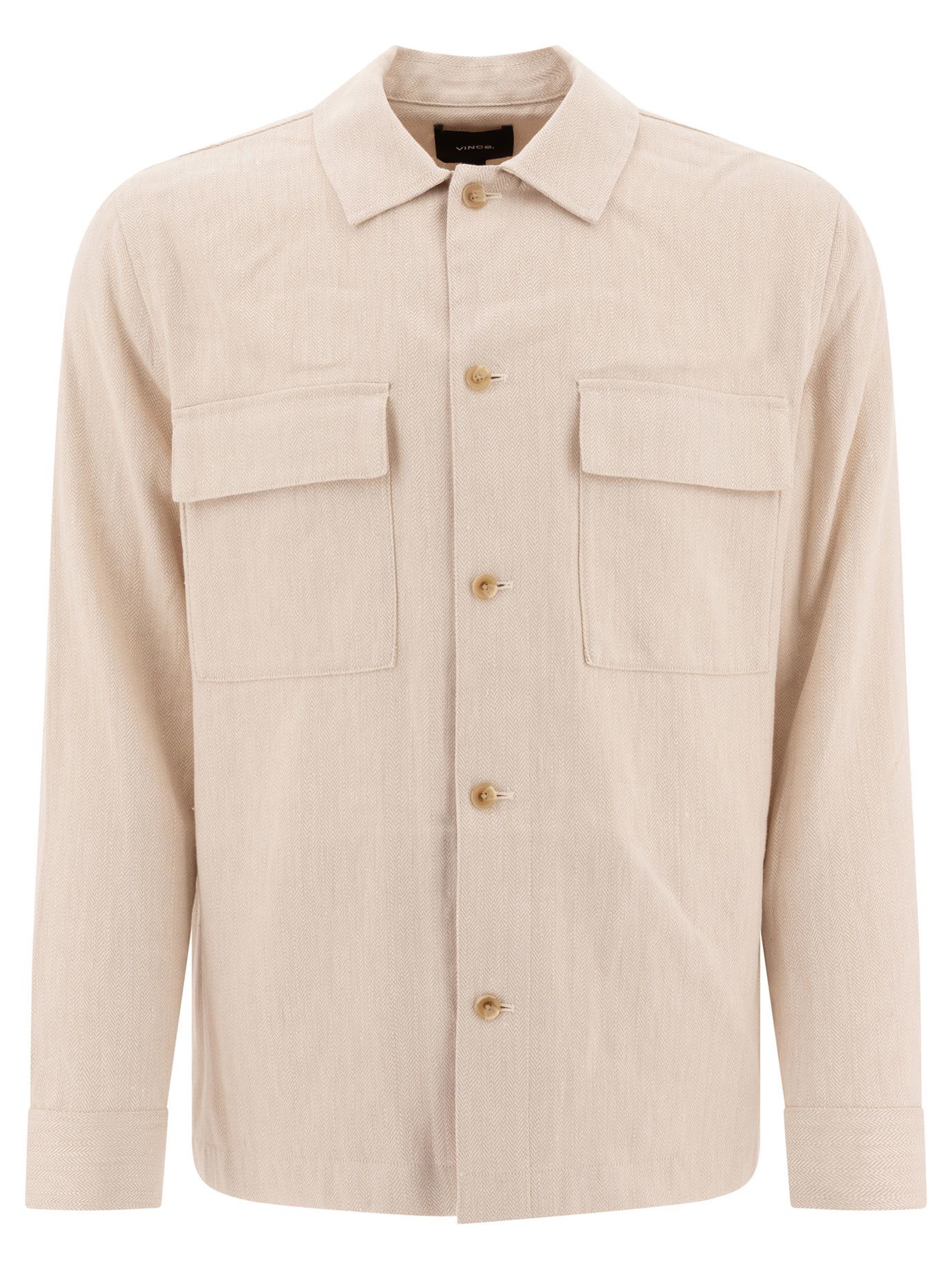 Vince Vince. Linen Overshirt tag size L Men - USA Duties Paid Size US L / EU 52-54 / 3 - 1 Thumbnail