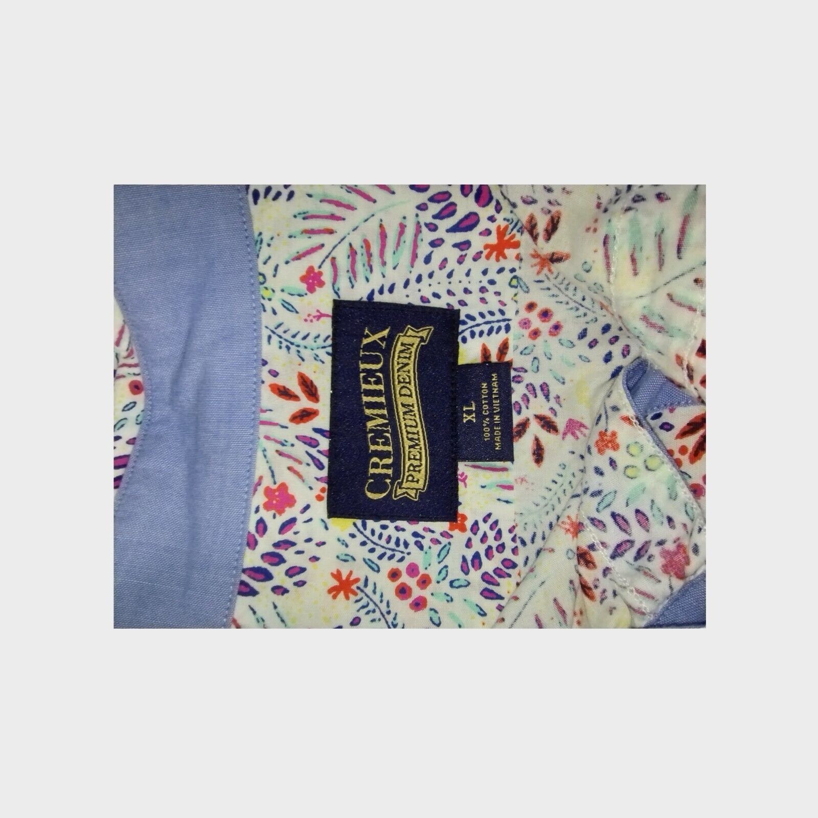 Cremieux Daniel Cremieux Colorful Mens Button Down Short Sleeve Shirt Size US XL / EU 56 / 4 - 10 Thumbnail