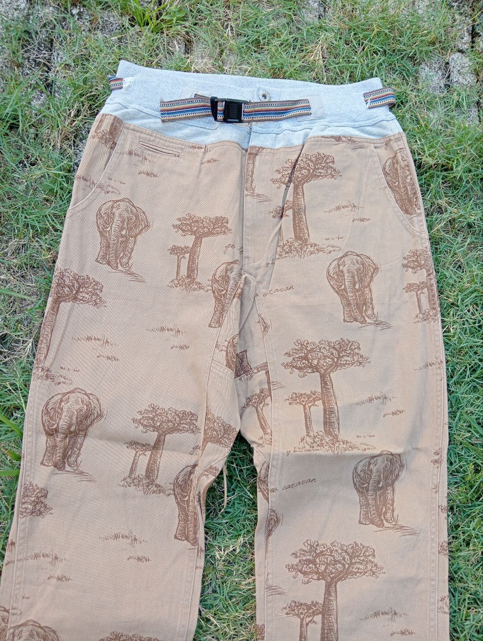 go slow caravan Go Slow Caravan Overprint Pants Size US 30 / EU 46 - 4 Thumbnail