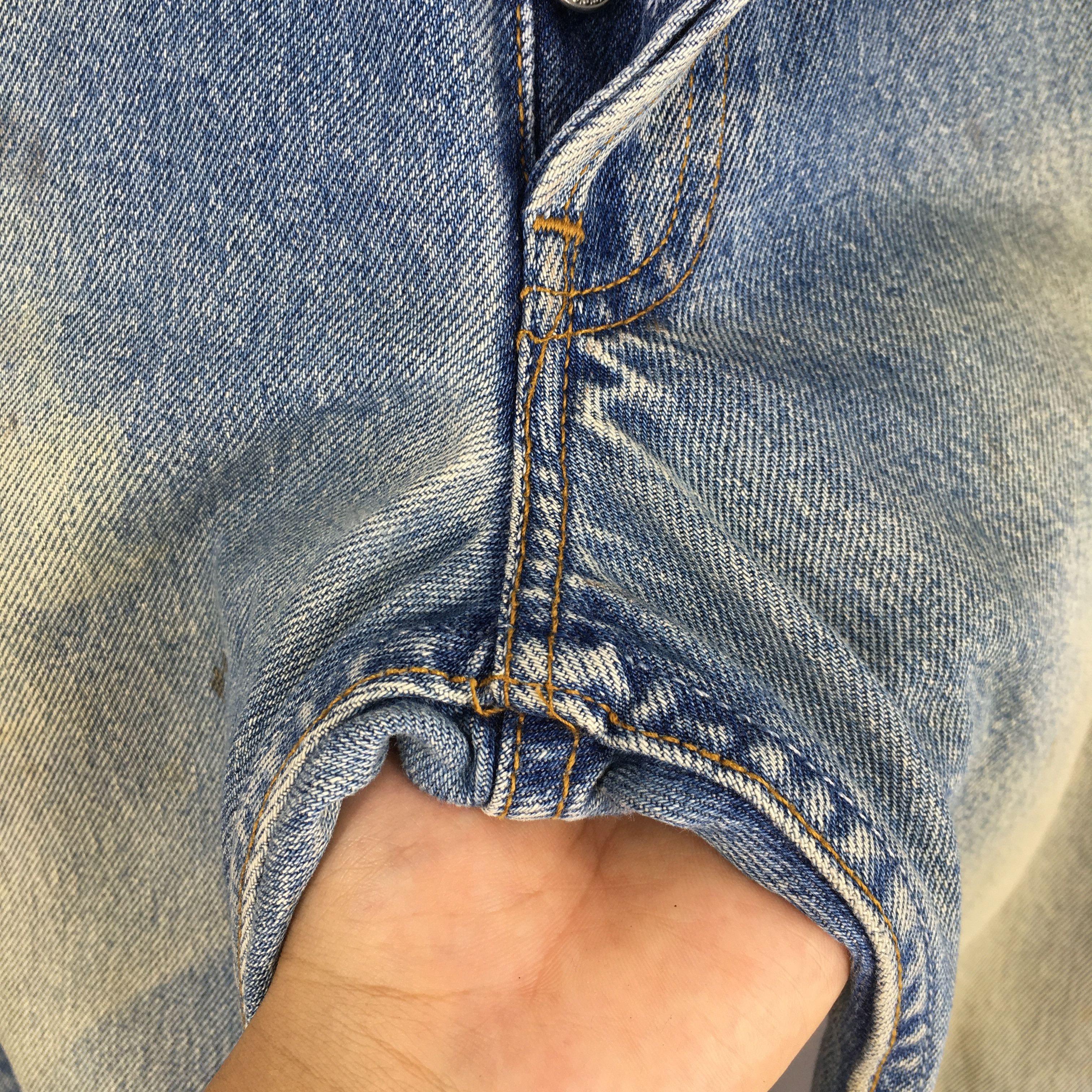 Levi's Size 29x32 Vintage 90s Levi's 501 Faded Blue Jeans S965 Size US 29 - 7 Thumbnail