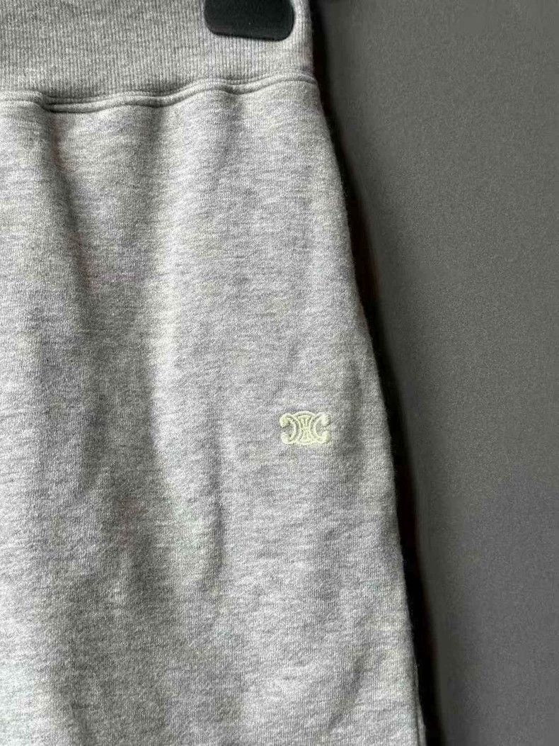 Celine Celine Gray Shorts with Drawstring Size US 30 / EU 46 - 2 Thumbnail