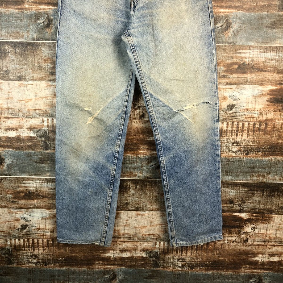 Levi's DL Levis 610 orange tag Distressed Denim Pants #C631 Size US 30 / EU 46 - 6 Thumbnail