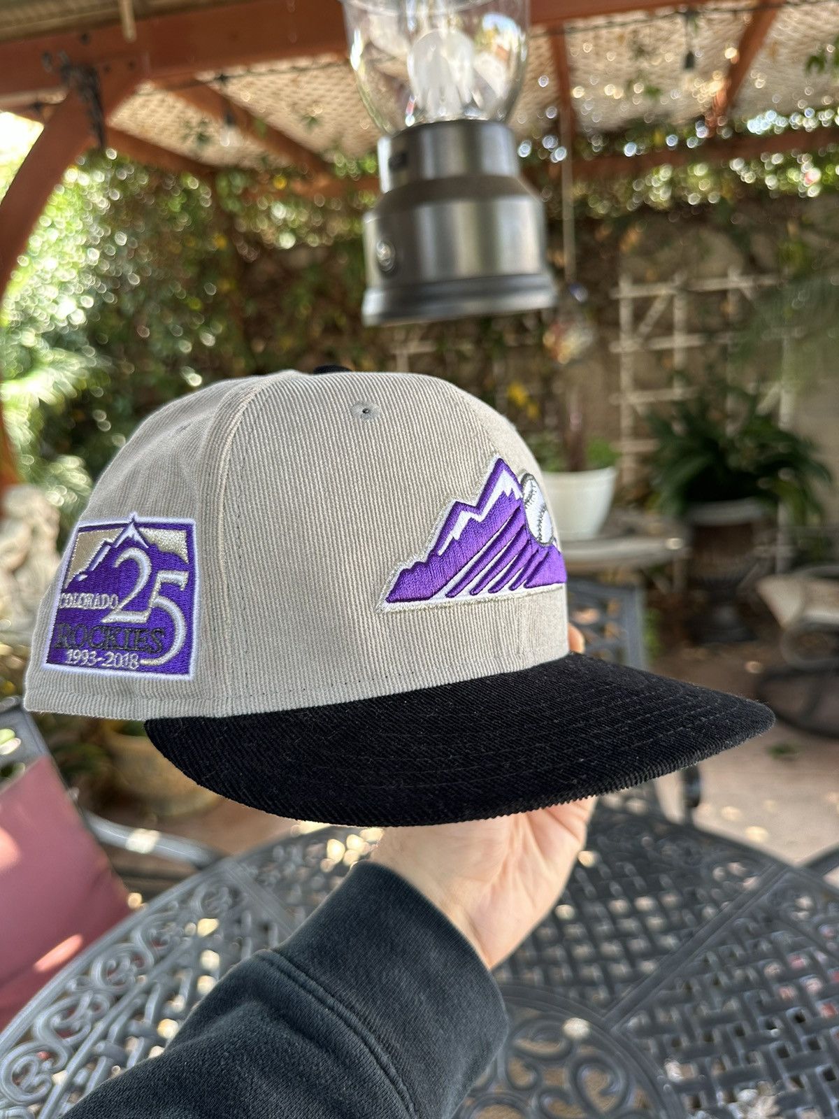 Hat Club Rockies Suede Fitted Hat Size ONE SIZE - 1 Thumbnail