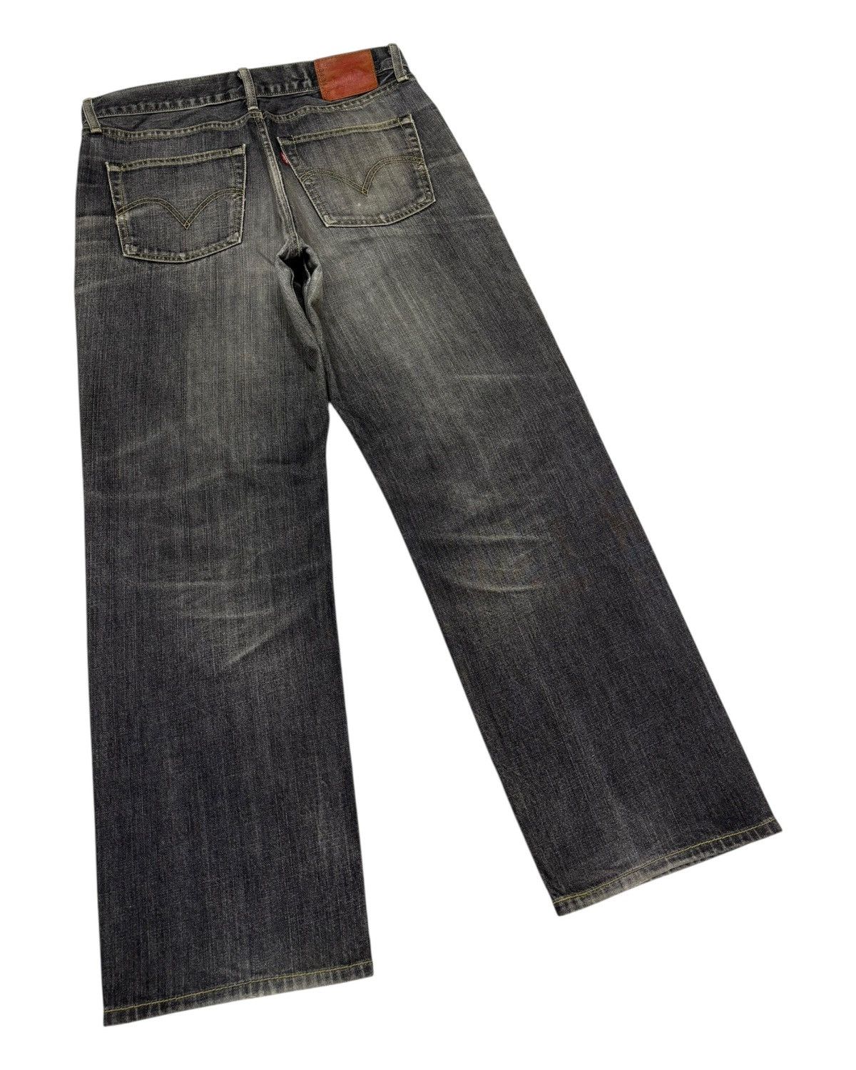 Levi's Vintage Clothing Vintage Levis 502 Rusty Black Baggy Jeans Distressed Denim Size US 34 / EU 50 - 4 Thumbnail