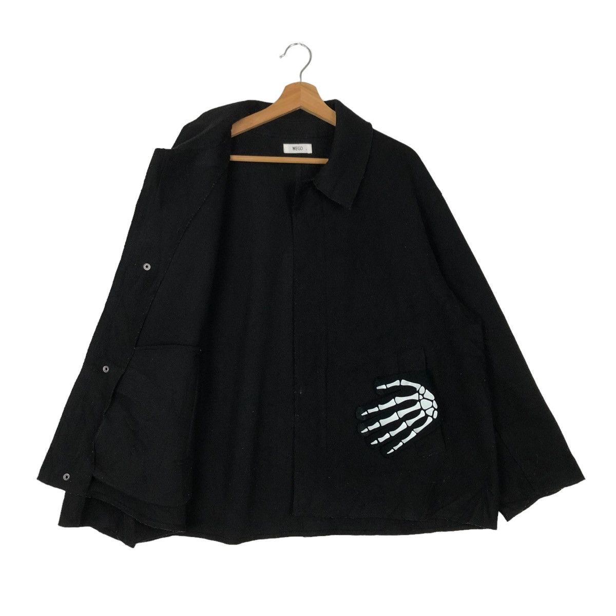 Japanese Brand × Vintage 🔥VINTAGE WOOL CROPPED BIKER JACKET WEGO ISSEY MIYAKE Size US L / EU 52-54 / 3 - 8 Thumbnail