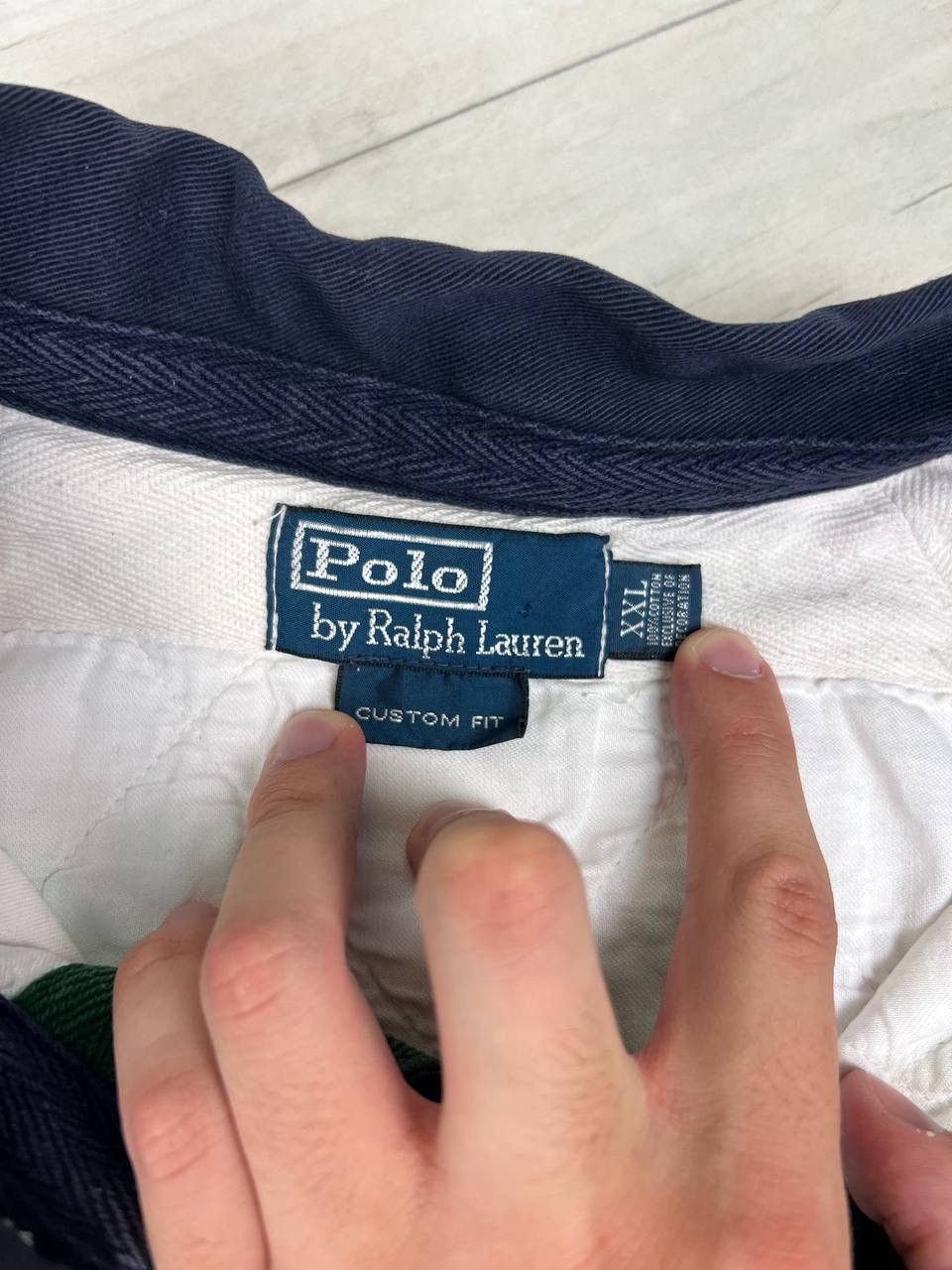 Polo Ralph Lauren Vintage Polo Ralph Lauren Big Pony Rugby Shirt Long Sleeve Size US XXL / EU 58 / 5 - 5 Thumbnail