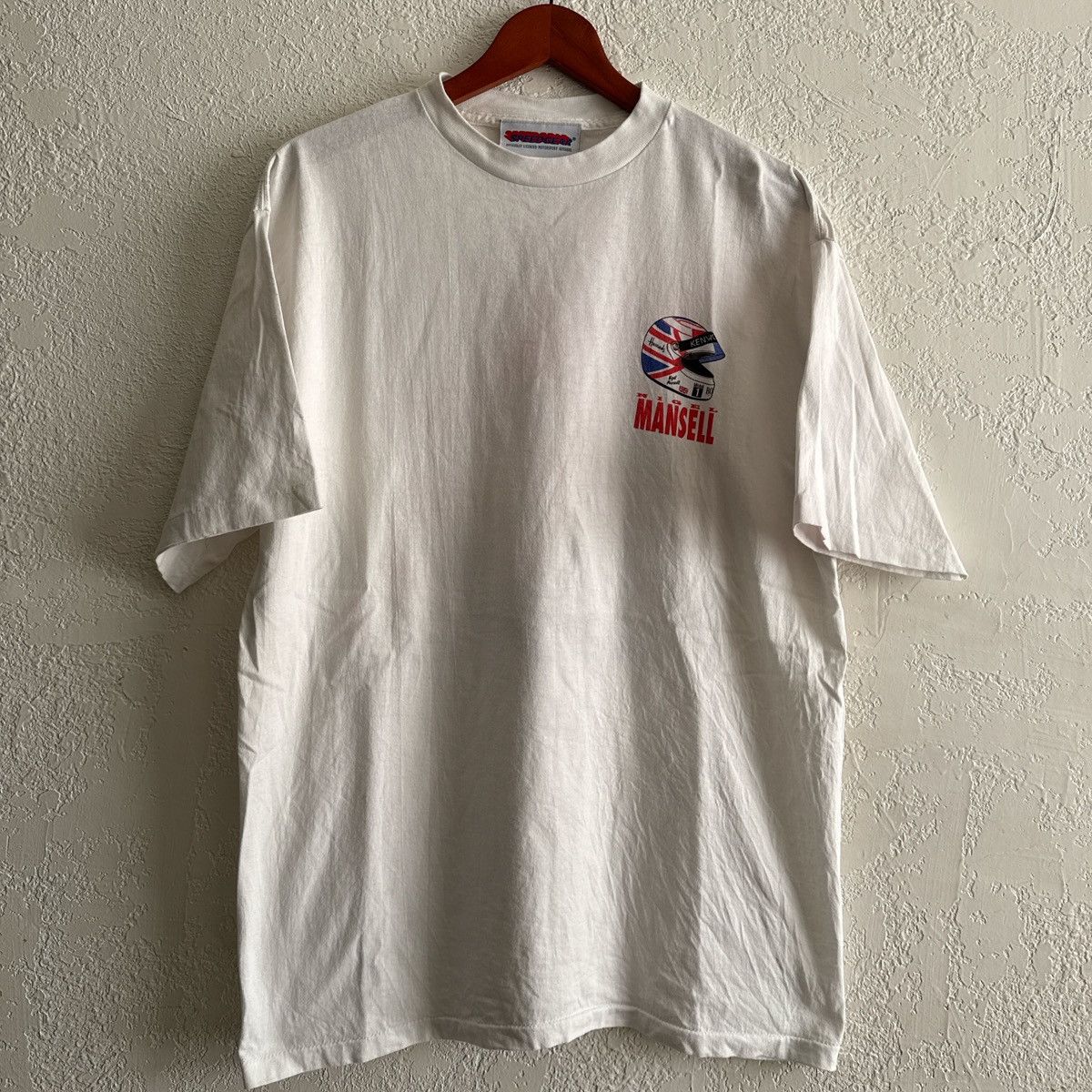 90s Nigel Mansell F1 World Championship Vintage Racing Shirt