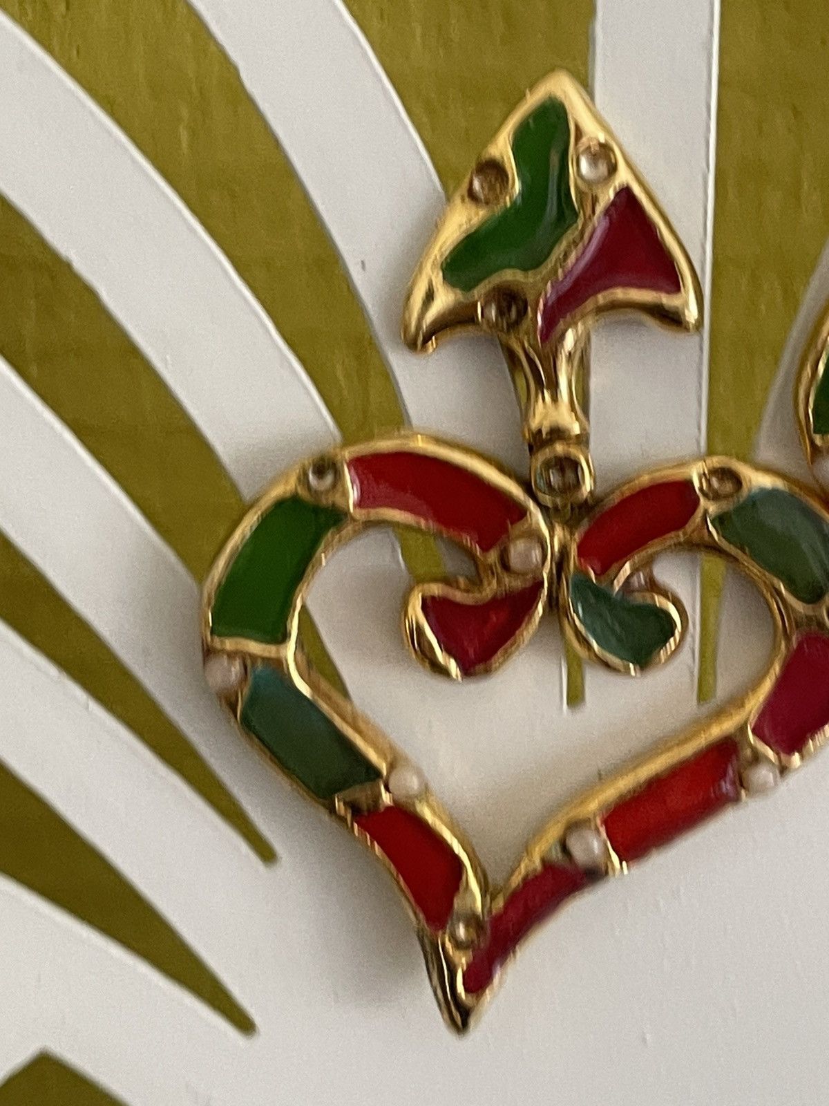 Christian Lacroix CHRISTIAN LACROIX MAXI GRIPOIX EARRINGS Size ONE SIZE - 3 Thumbnail