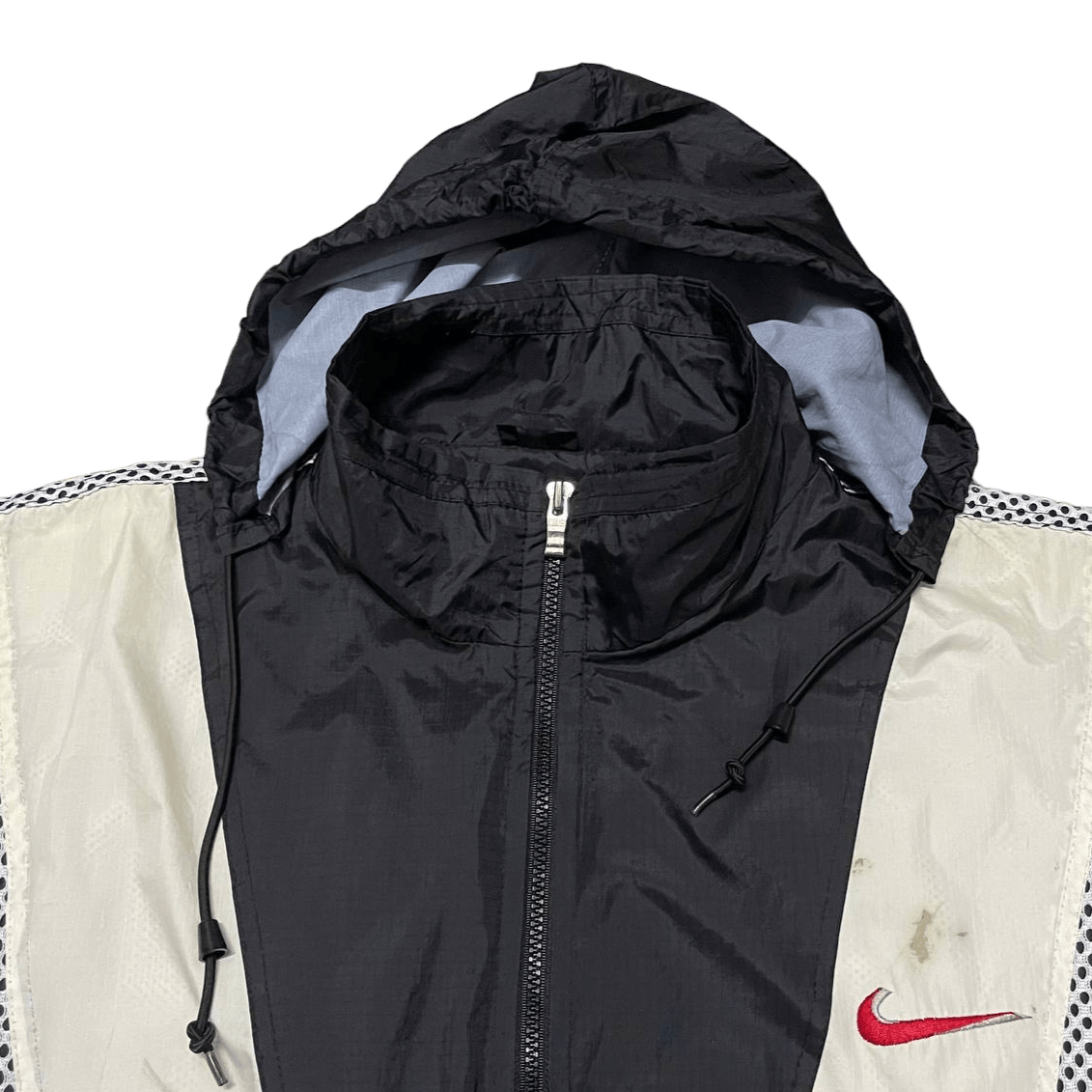 Nike Vintage 90's Nike Big Swoosh Spellout Embroidery Jacket Size US XL / EU 56 / 4 - 8 Thumbnail