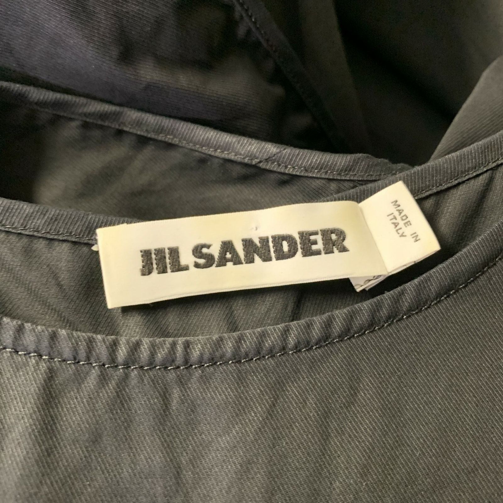 Jil Sander JIL SANDER Size 2 Black Cotton Open back Knee-Length Dress Size XS / US 0-2 / IT 36-38 - 5 Thumbnail