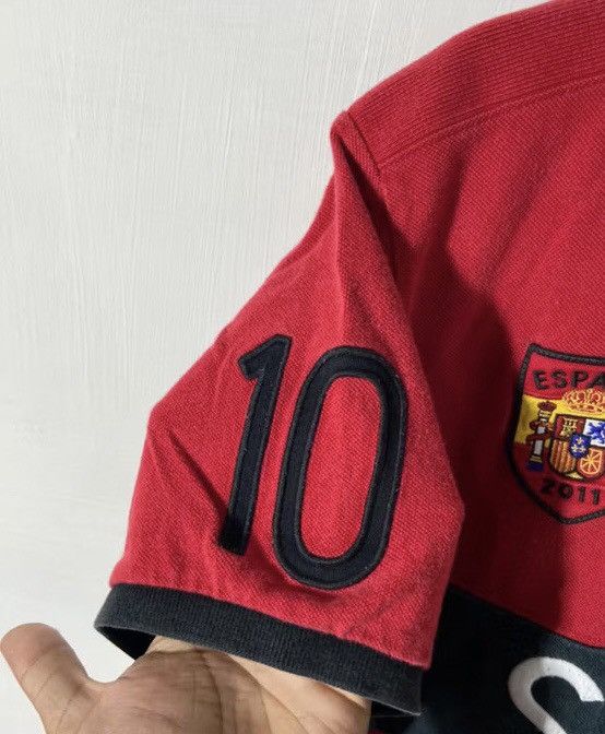 Polo Ralph Lauren × Ralph Lauren Vintage Polo Ralph Lauren Espana Big Logo Polos #10 Size US XL / EU 56 / 4 - 4 Thumbnail