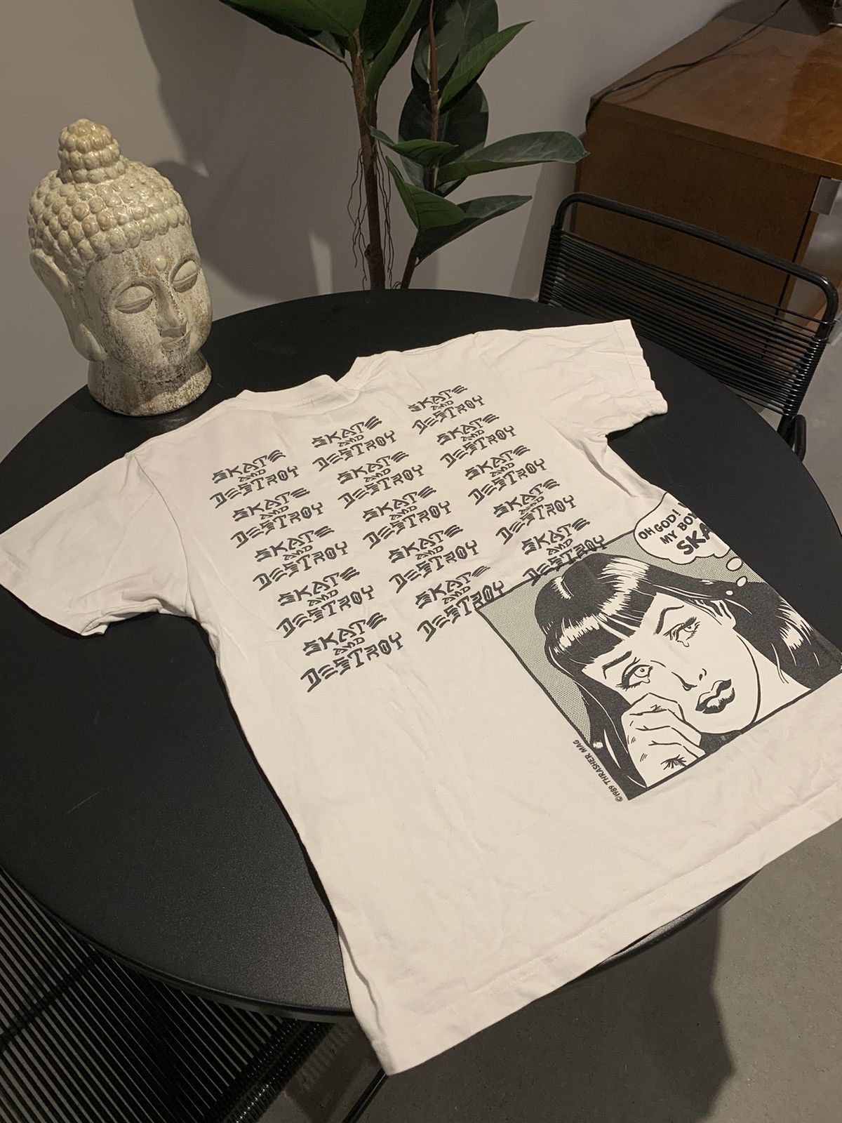 Supreme × Thrasher supreme x trasher white boyfriend tee Size US M / EU 48-50 / 2 - 2 Thumbnail
