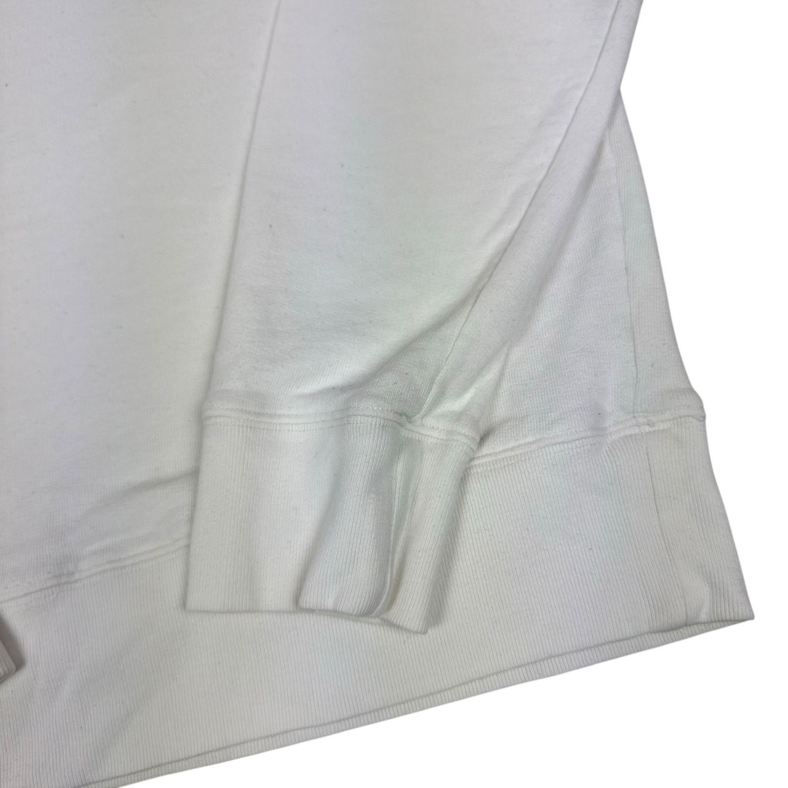 Acne Studios Acne Studios Mens White Cotton Crew Neck Pullover Sweatshirt Size US S / EU 44-46 / 1 - 5 Thumbnail