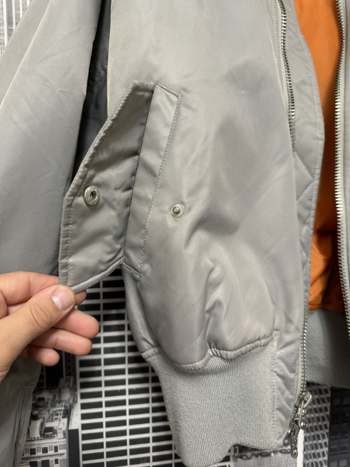 Fear of God 💥FOG Fear of God Collection Two Bomber Jacket Silver SZ S Size US S / EU 44-46 / 1 - 5 Thumbnail