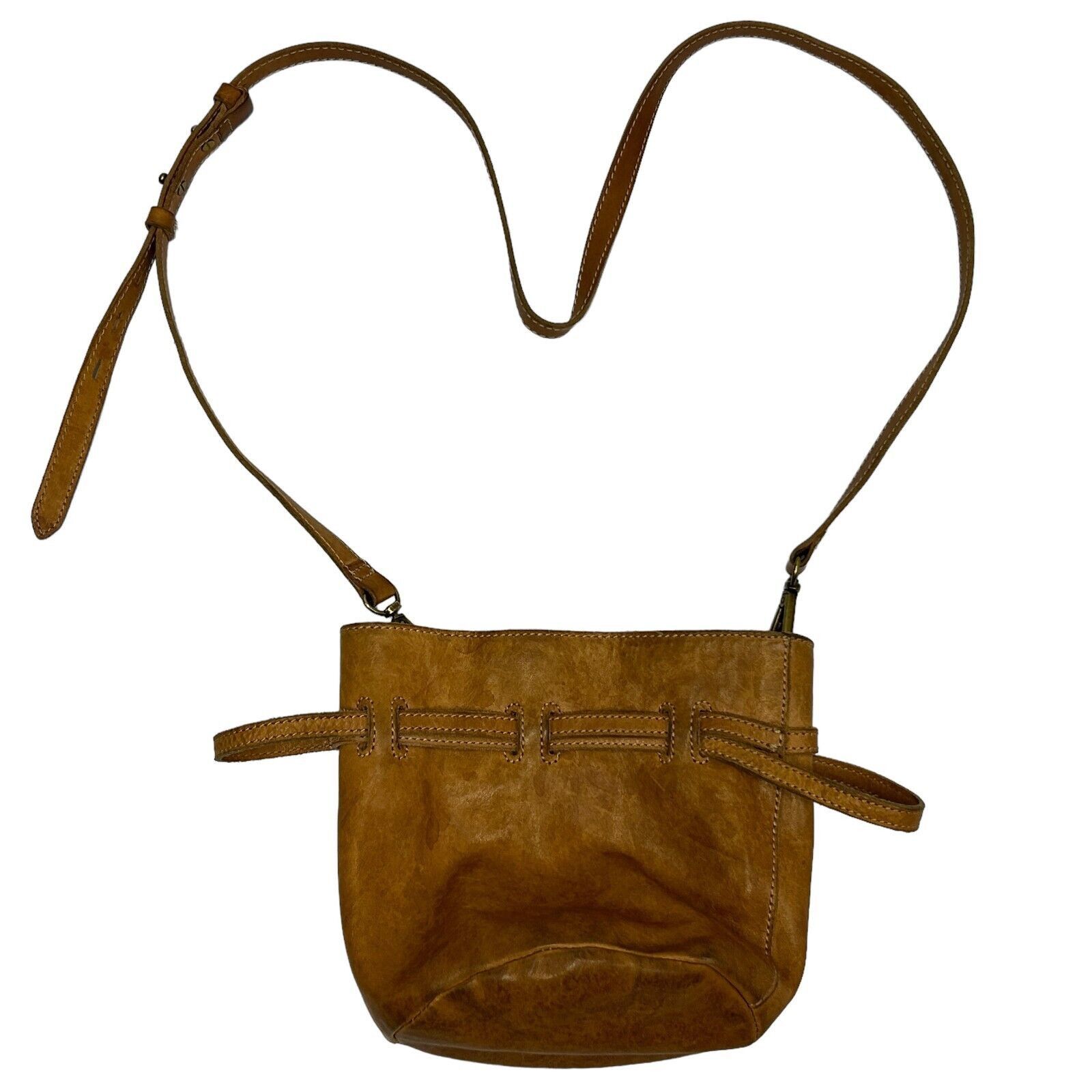 Madewell Madewell The Florence Leather Drawstring Bucket Bag Small Size ONE SIZE - 1 Thumbnail