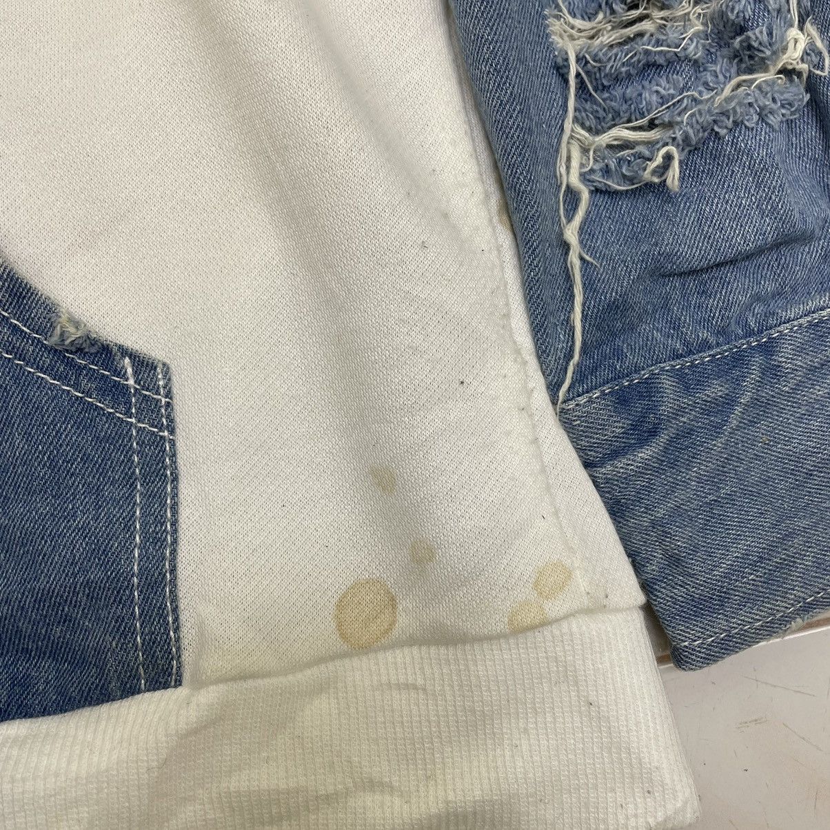 Japanese Brand Japanese Brand Lookjeans Distressed Hoody Jacket Size M / US 6-8 / IT 42-44 - 5 Thumbnail