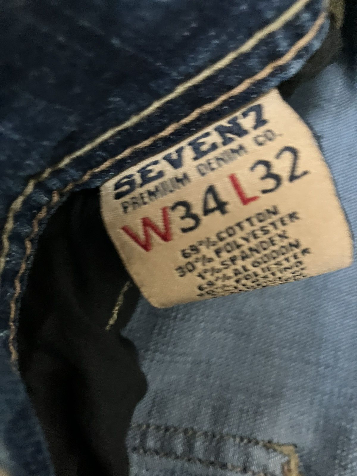 Seven 7 Slim jeans Size US 34 / EU 50 - 2 Thumbnail