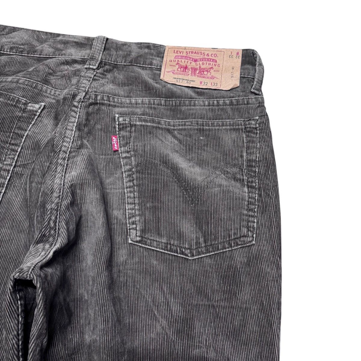 Levi's Vintage Levis 517 Brown Corduroy Flare Jeans Hedi Slimane Size US 32 / EU 48 - 11 Thumbnail