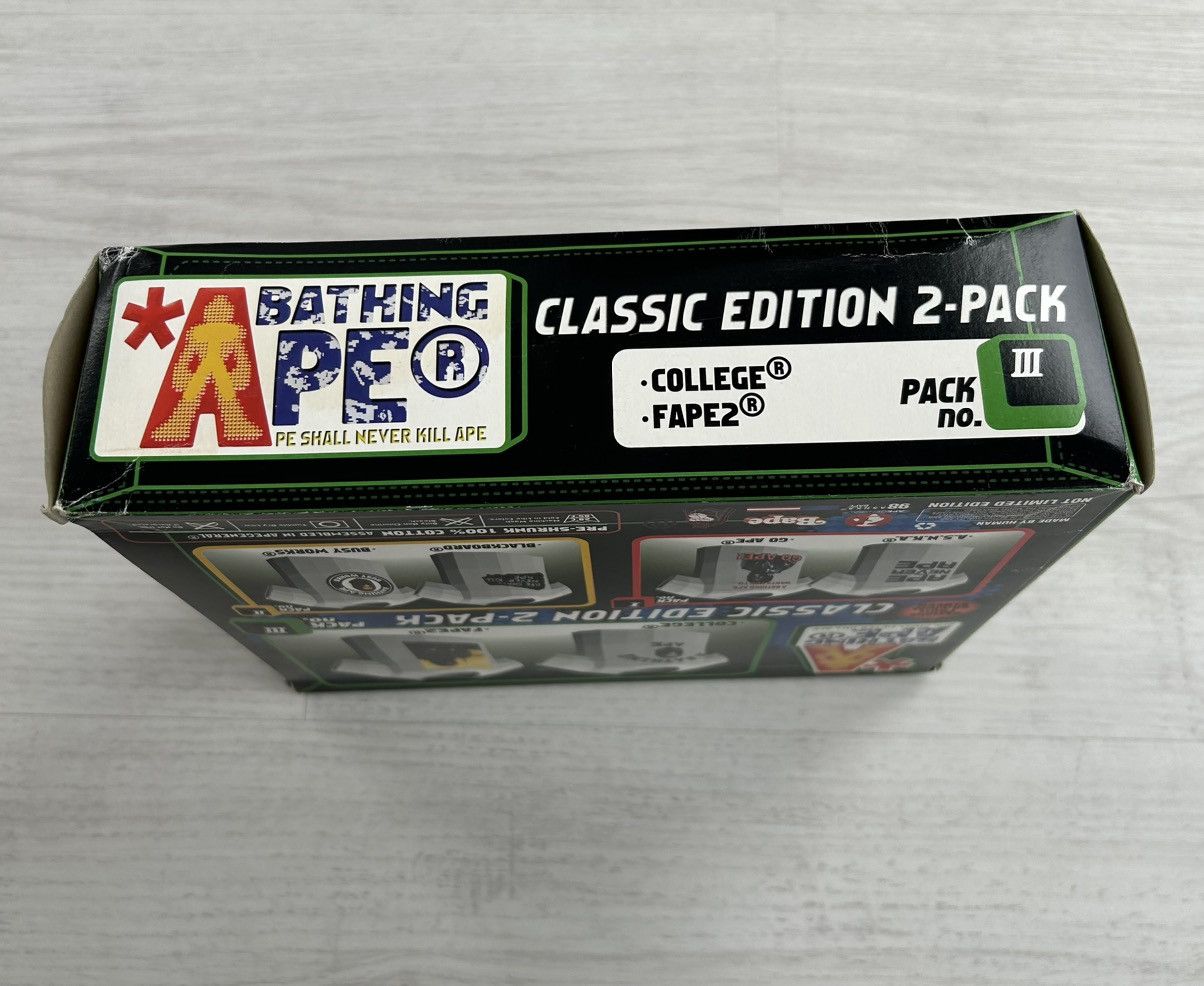 Bape VERY RARE OG 1998 A BATHING APE CLASSIC EDITION 2 PACK Size US M / EU 48-50 / 2 - 5 Thumbnail