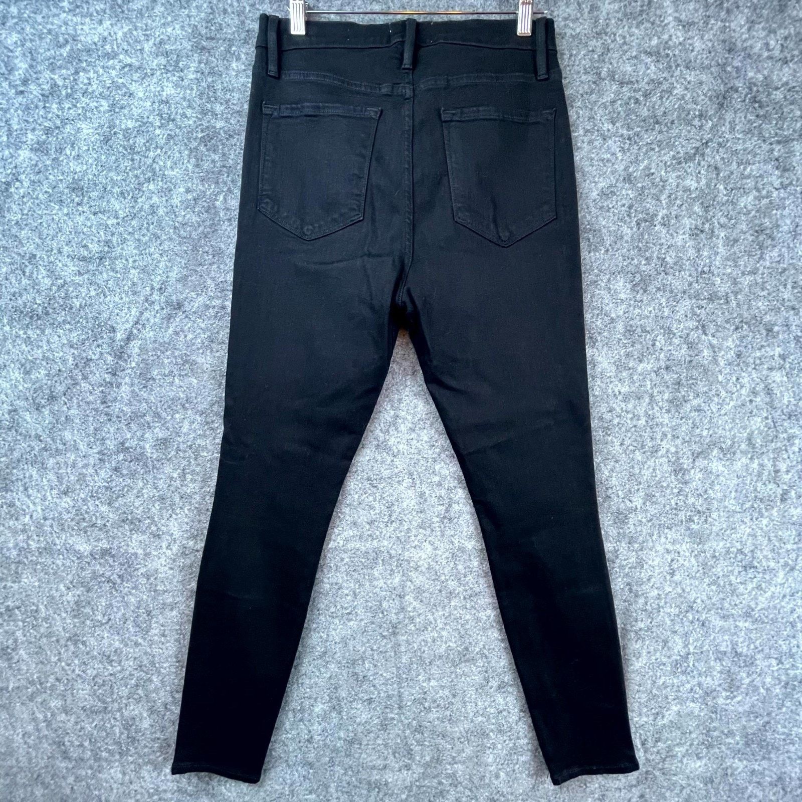 Frame Frame Denim Jeans Women 29 Noir Ali High Rise Cigarette Size 29" - 2 Thumbnail