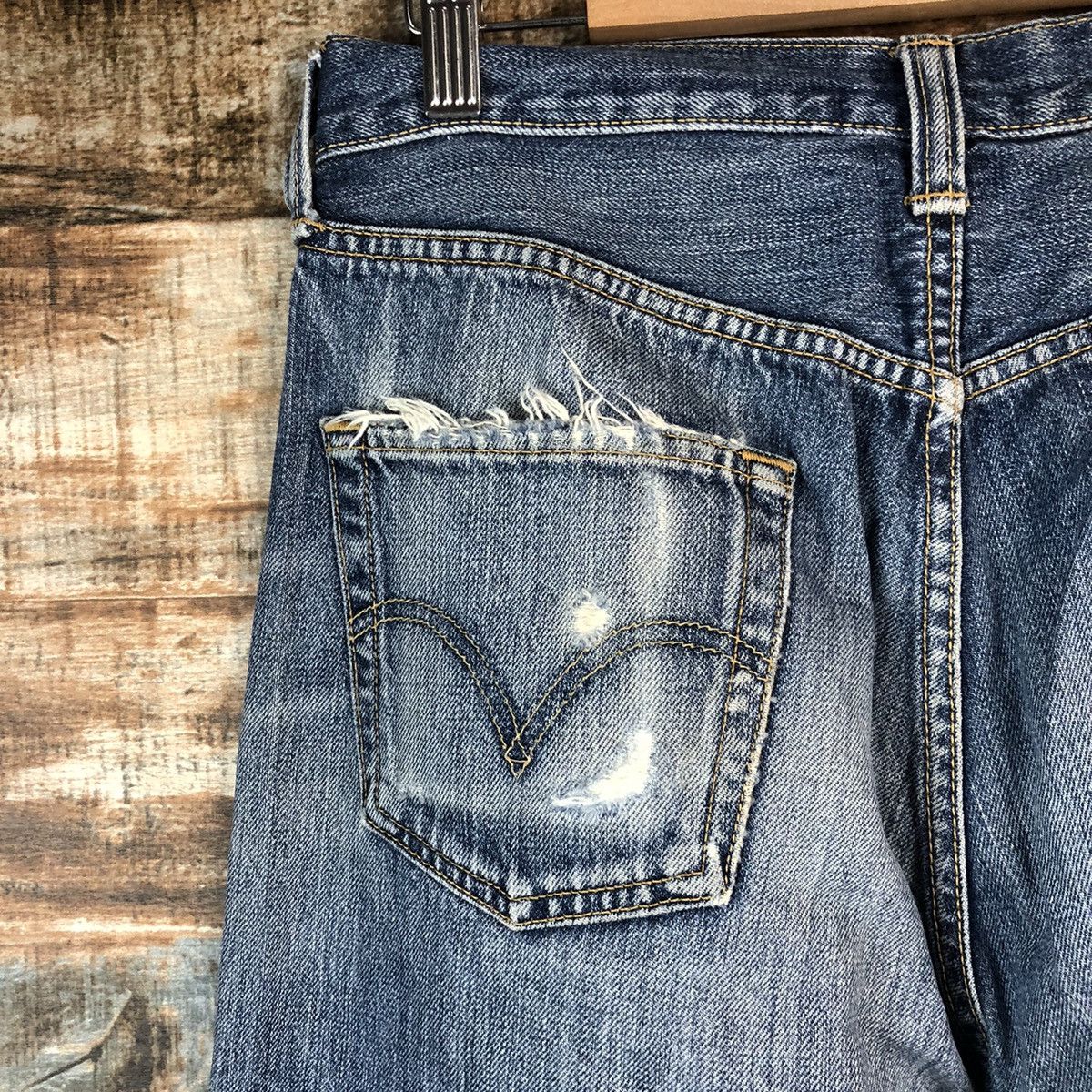 Levi's DLL 501 Levis Blue Distressed Denim Pants #C081 Size US 30 / EU 46 - 18 Thumbnail