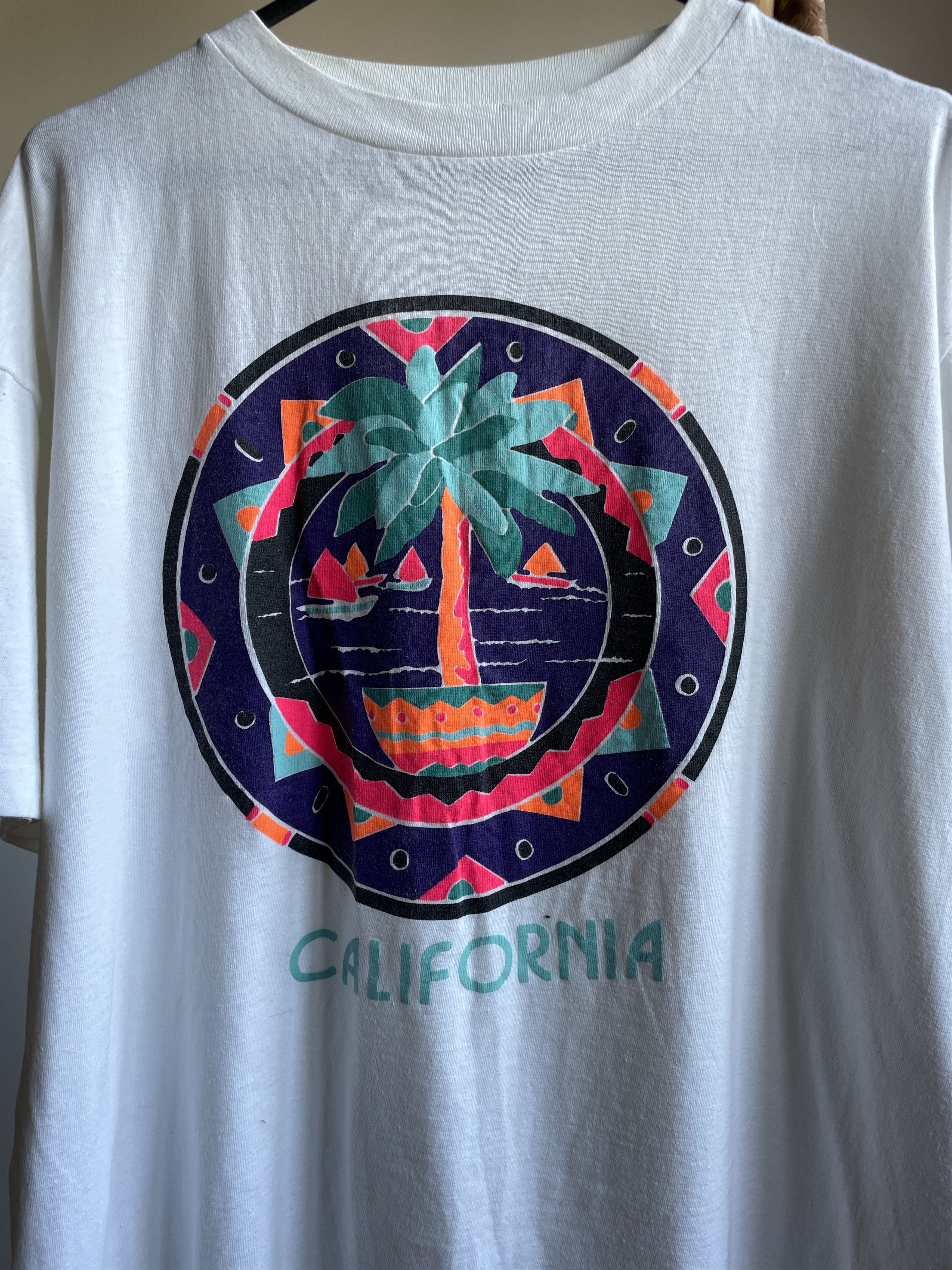 Vintage California Vintage 90's Single Stitch T-Shirt Size XL Size US XL / EU 56 / 4 - 3 Thumbnail