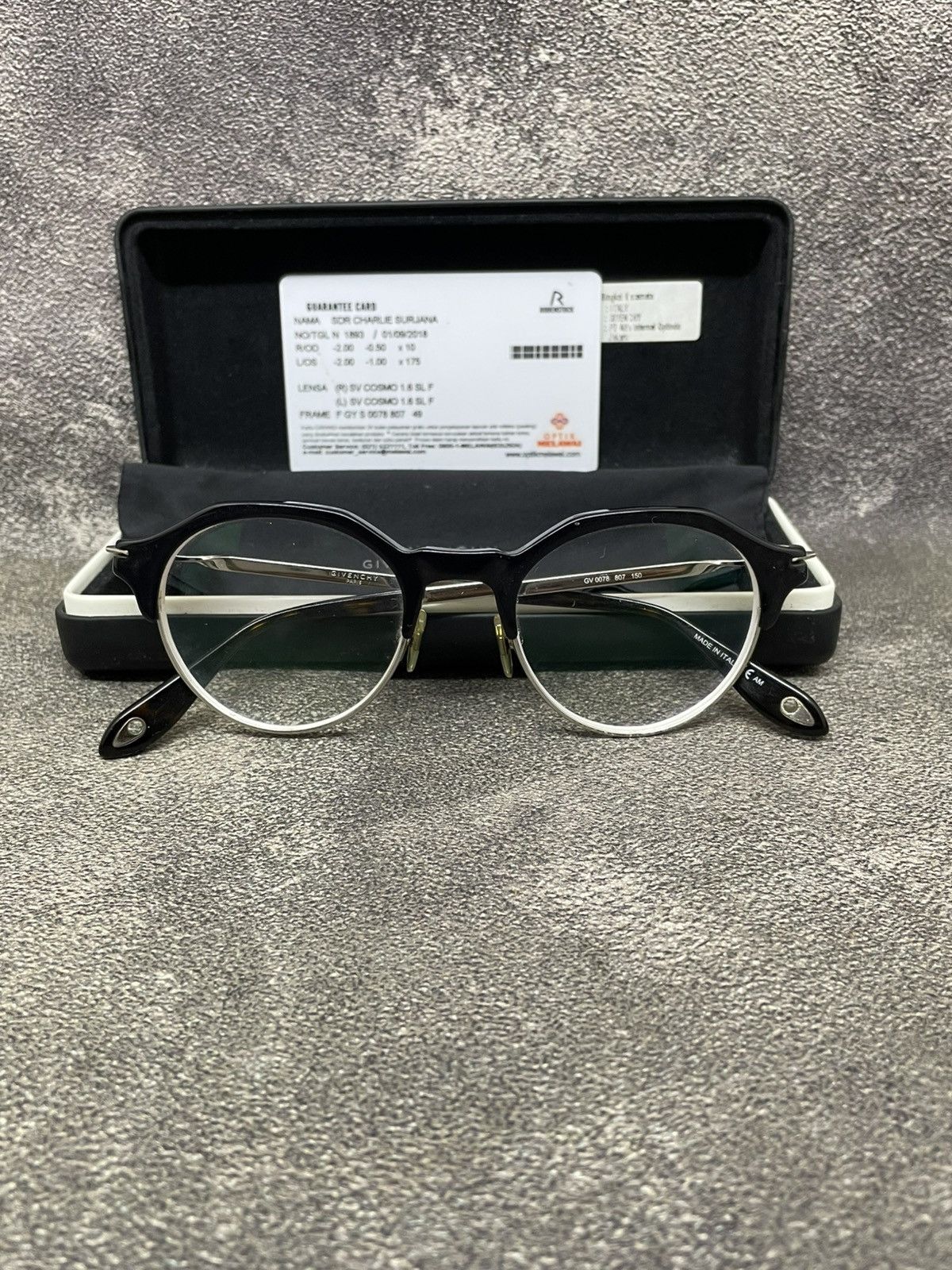 Givenchy Givenchy GV 0078 Round Optical Glasses -Full Set W/ Warranty Size ONE SIZE - 5 Thumbnail