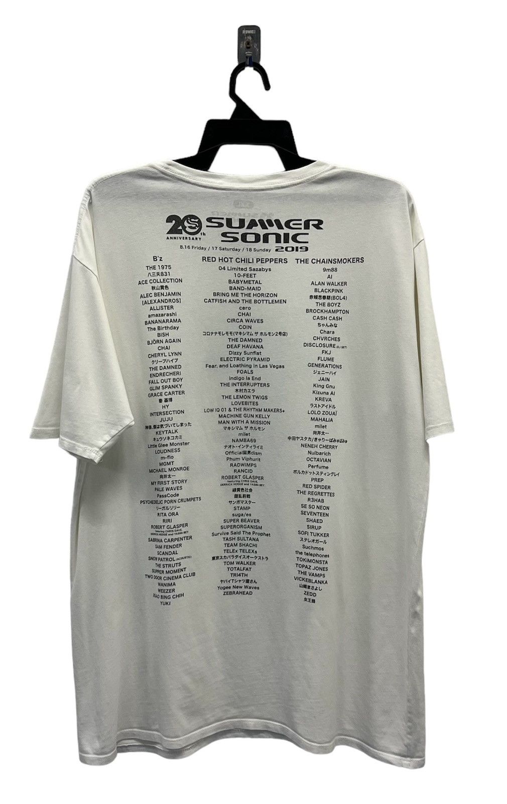 Band Tees 🔥grailsale🔥 20th ANNIVERSARY SUMMER SONIC 2019 SHIRT Size US XXL / EU 58 / 5 - 2 Thumbnail
