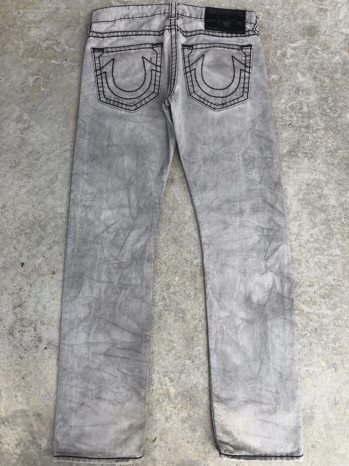 True Religion Vintage True Religion Rocco Super T Distressed Jeans Size US 36 / EU 52 - 1 Thumbnail