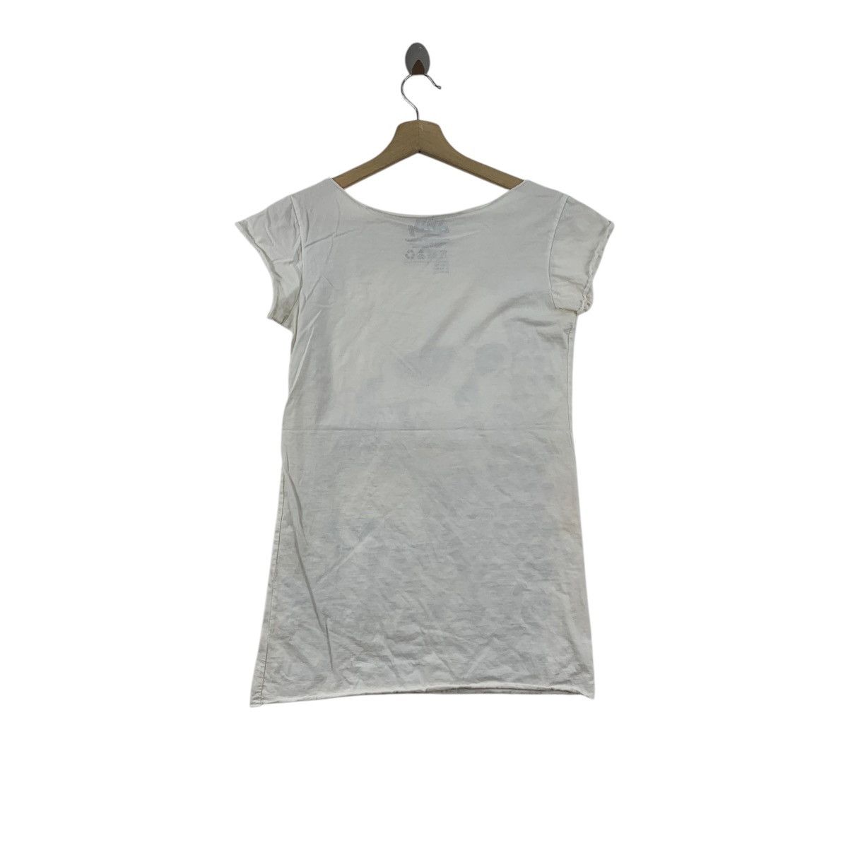 Other CUBICEX Skulls Print Design Short Sleeve White Blouse Size XS / US 0-2 / IT 36-38 - 3 Thumbnail