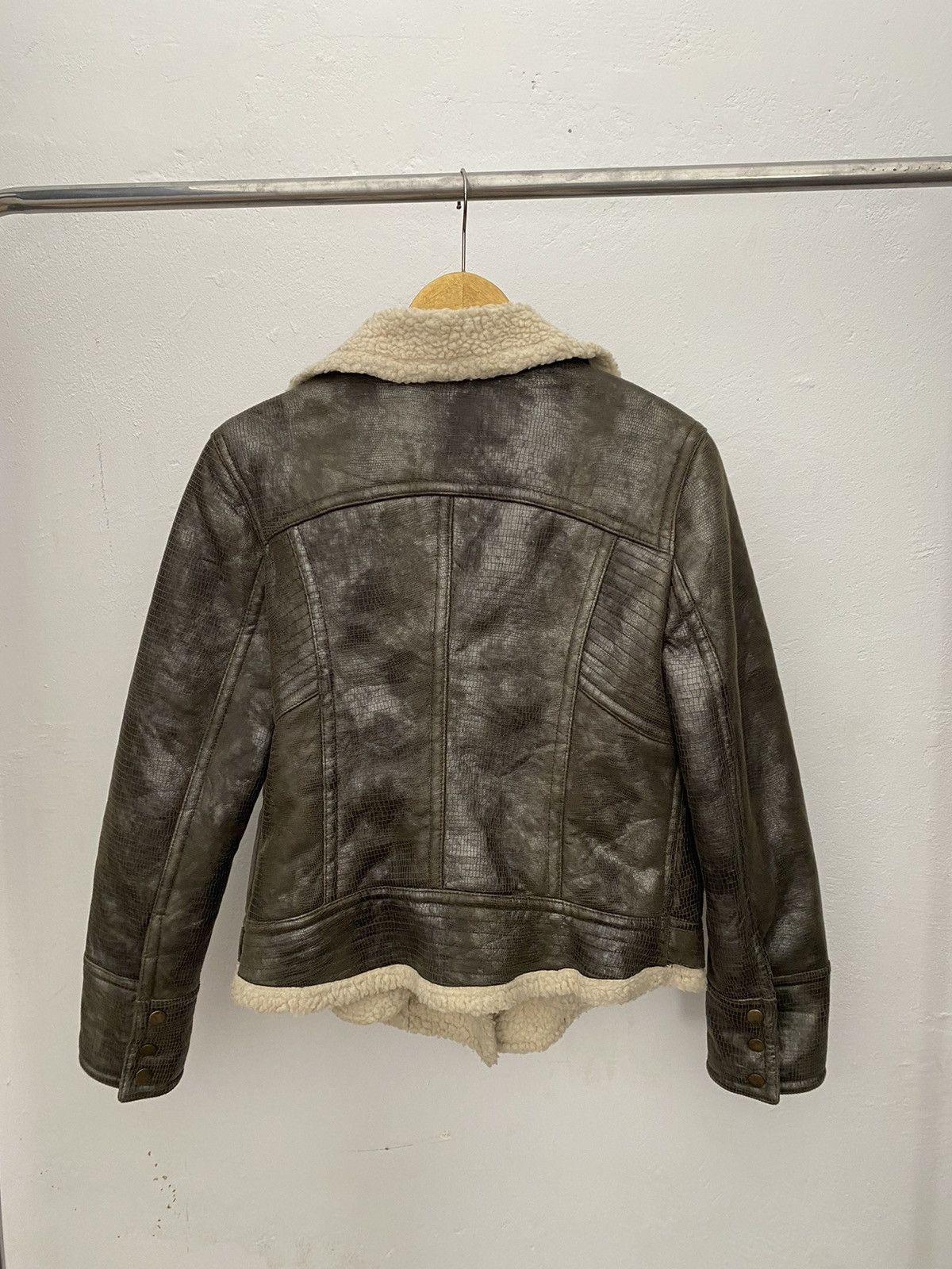 If Six Was Nine × Japanese Brand × Le Grande Bleu (L.G.B.) Valencia texture leather jacket Size US M / EU 48-50 / 2 - 2 Thumbnail