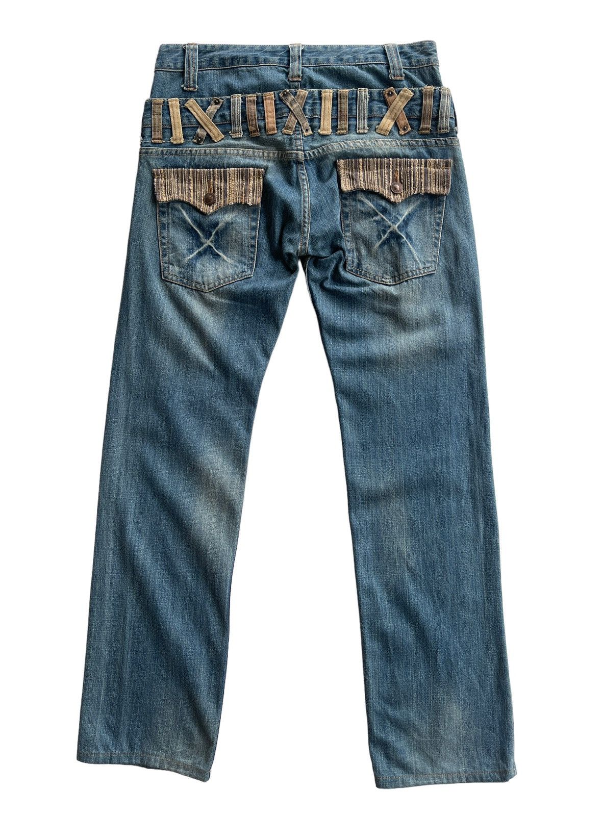 Japanese Brand Vintage Japanese Double Waist Mudd Denim Size US 32 / EU 48 - 2 Thumbnail