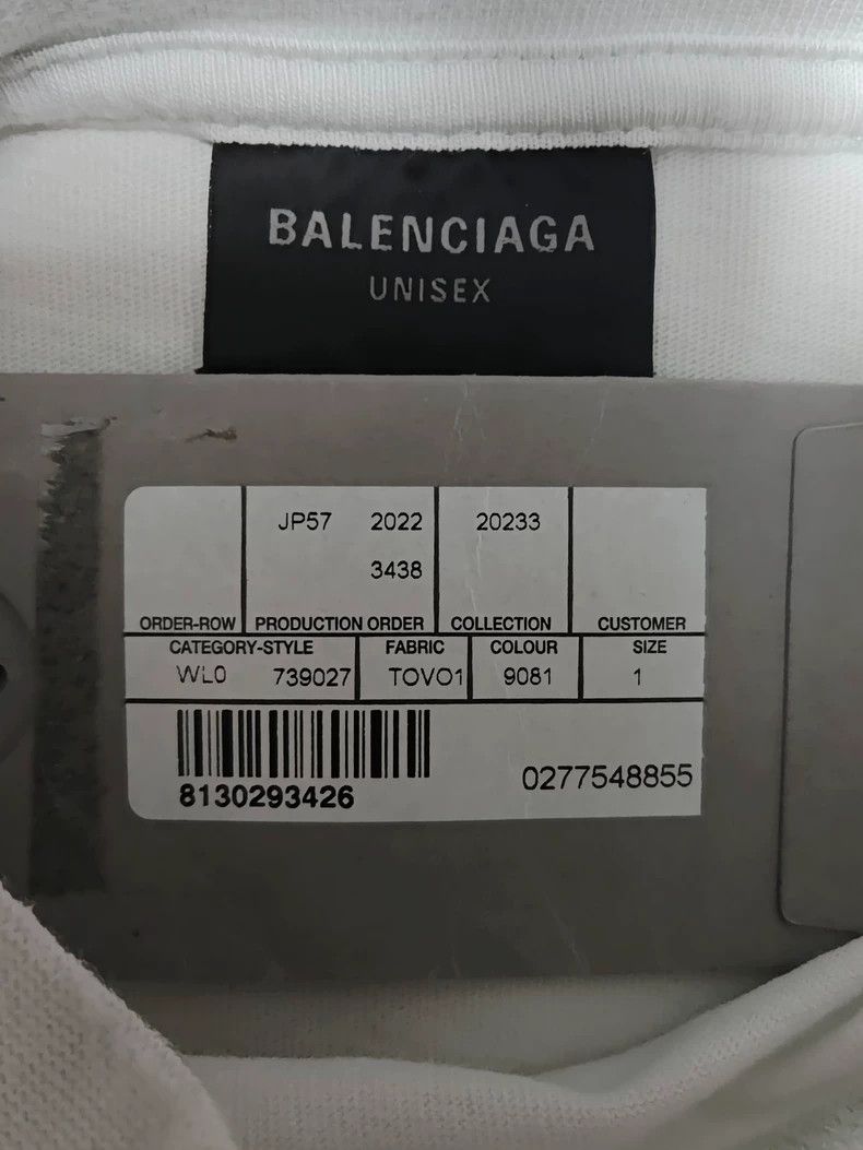 Balenciaga Balenciaga size 1 Erosion Site Embroidery Washed Break Long Size US S / EU 44-46 / 1 - 4 Thumbnail