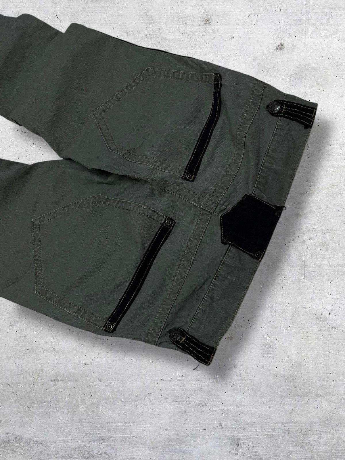 Japanese Brand ICON 1990S JAPAN DESIGNERI BUSHPANT SNAKE SIDETAPE LGB PANT Size US 30 / EU 46 - 12 Thumbnail