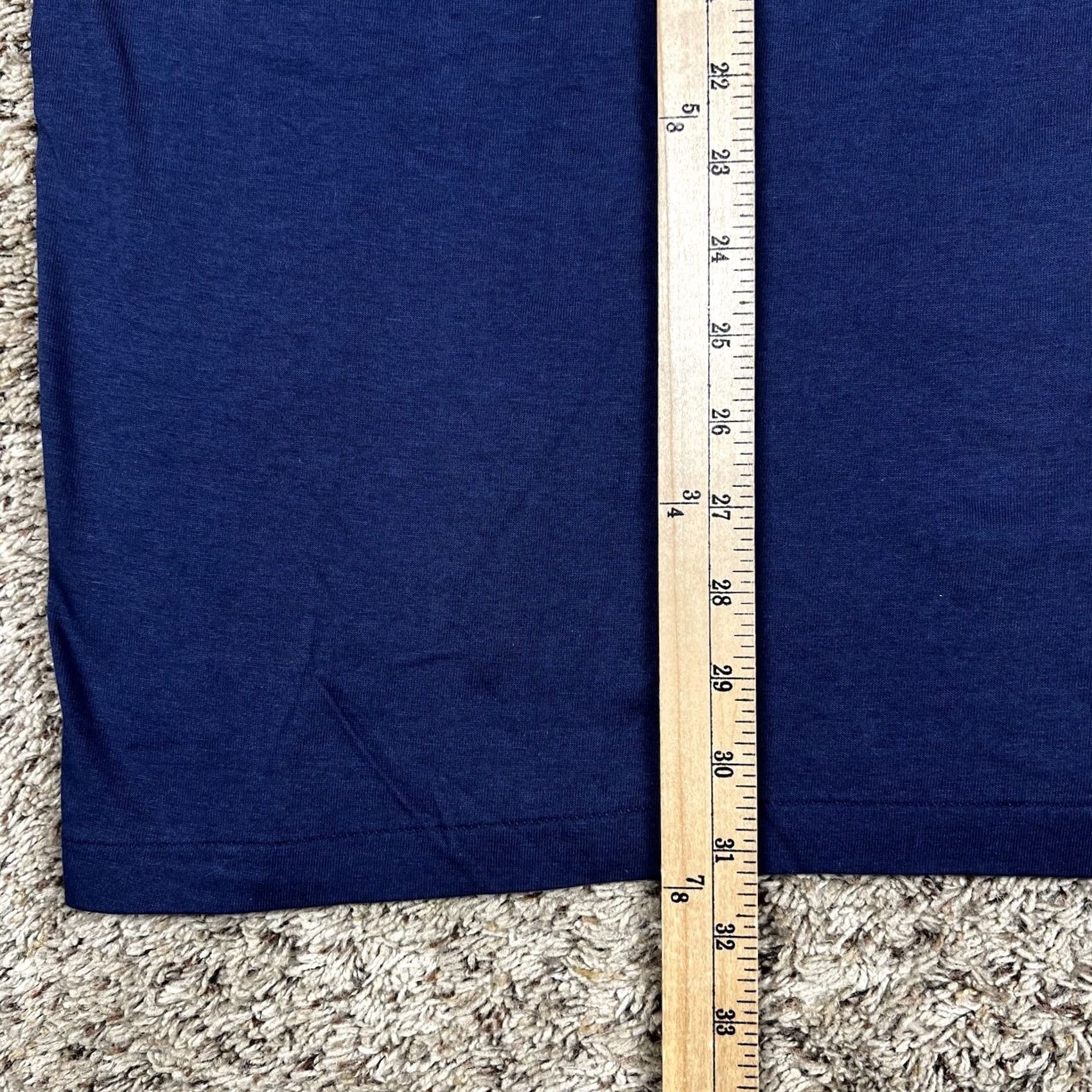 Sears VINTAGE The Mens Store T-Shirt Blue 90s Selvedge Pocket V-Neck XL Tall Big & Tall Mens Shirts Size US XL / EU 56 / 4 - 8 Thumbnail