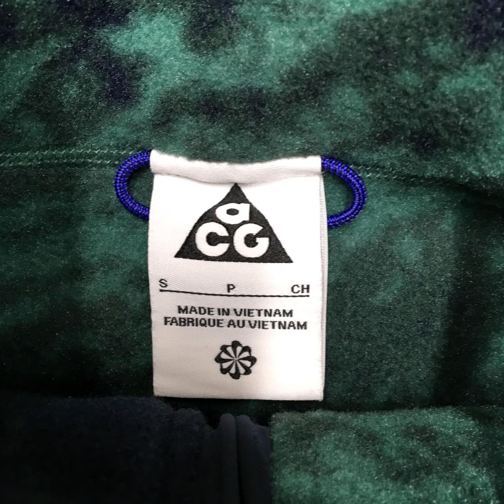 Nike Nike ACG Polartec Wolf Tree Fleece Pullover Mens S Green Camouflage 1/4 Zip Wool? Size US S / EU 44-46 / 1 - 6 Thumbnail