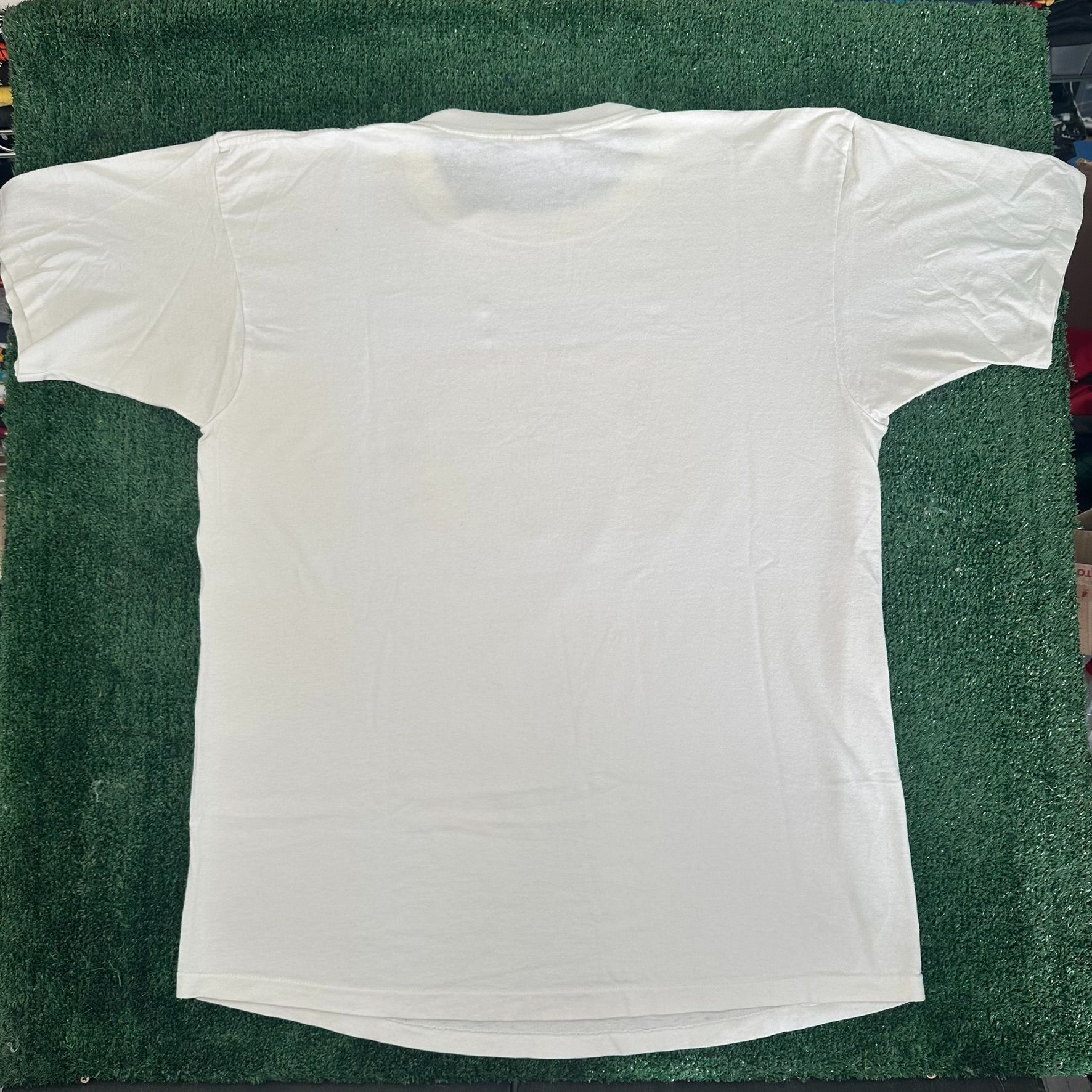 Gildan Vintage 90s World Flags Globe T-Shirt Single Stitch Tee Size US XL / EU 56 / 4 - 6 Thumbnail